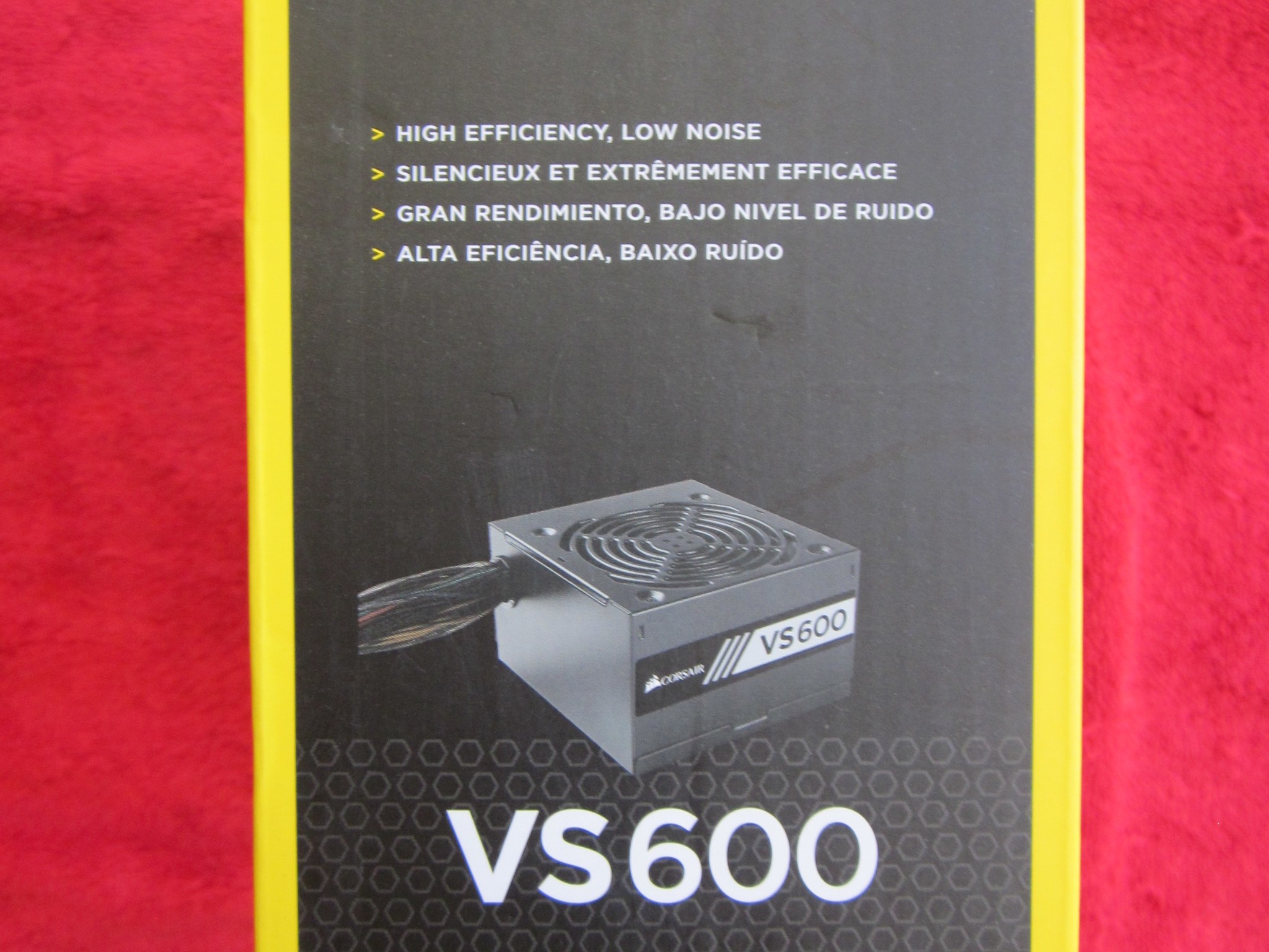 NEW! CORSAIR VS600 80 PLUS 600W Power Supply