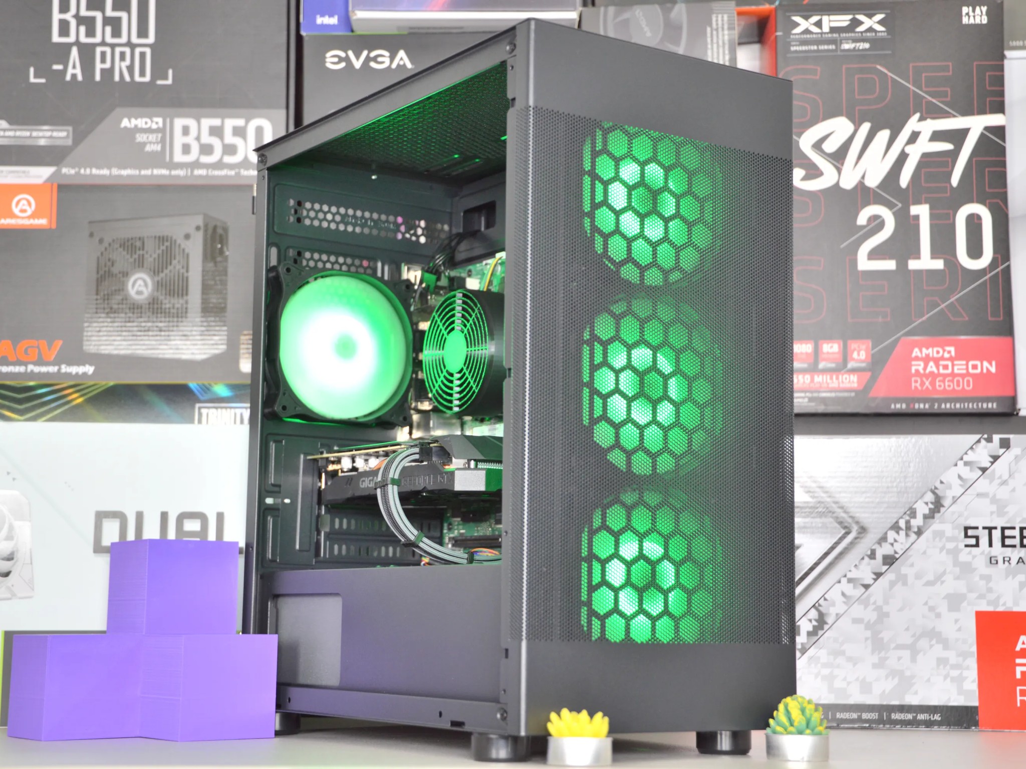 🟩⬛| GTX 1660 6GB | INTEL i5-8400 | 16GB DDR4 RAM | 512 GB SATA SSD | Emerald of Darkness 2.0 |