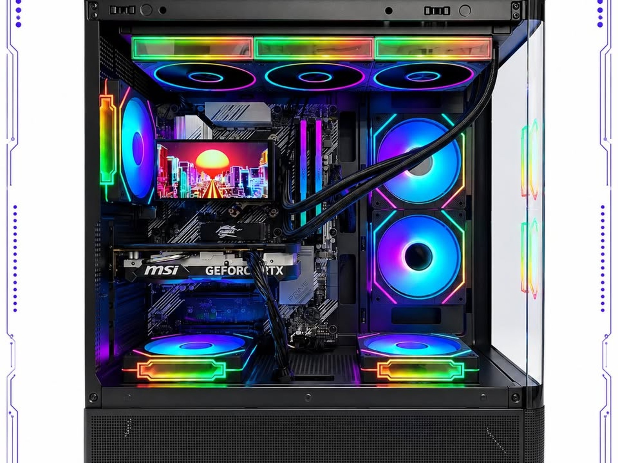 🎮 HIGH FPS Gaming PC | Ryzen 5 5500 | RTX 4060 OC | 32GB RGB | 1TB Gen4 SSD