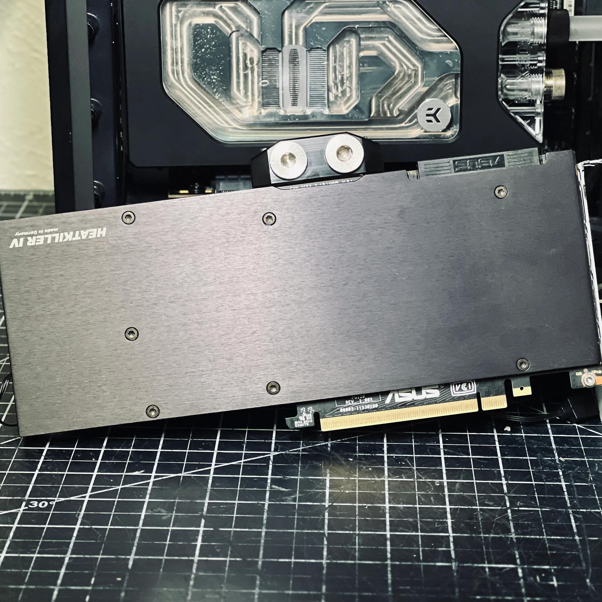 Asus RTX 2080 Ti Turbo w/ Heatkiller IV block/backplate