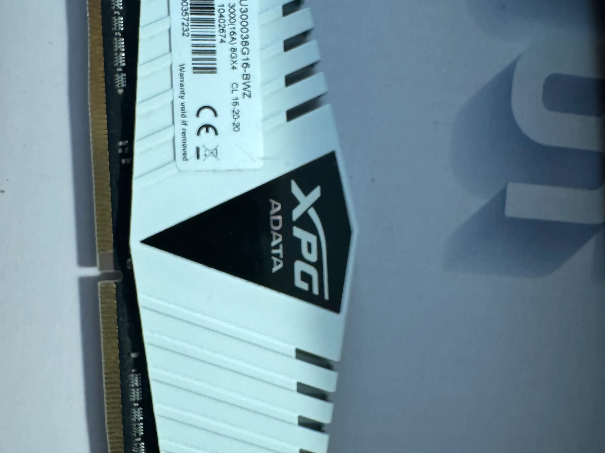 ADATA XPG 3000 MHz 8 gb DDR4 Memory Ram stick
