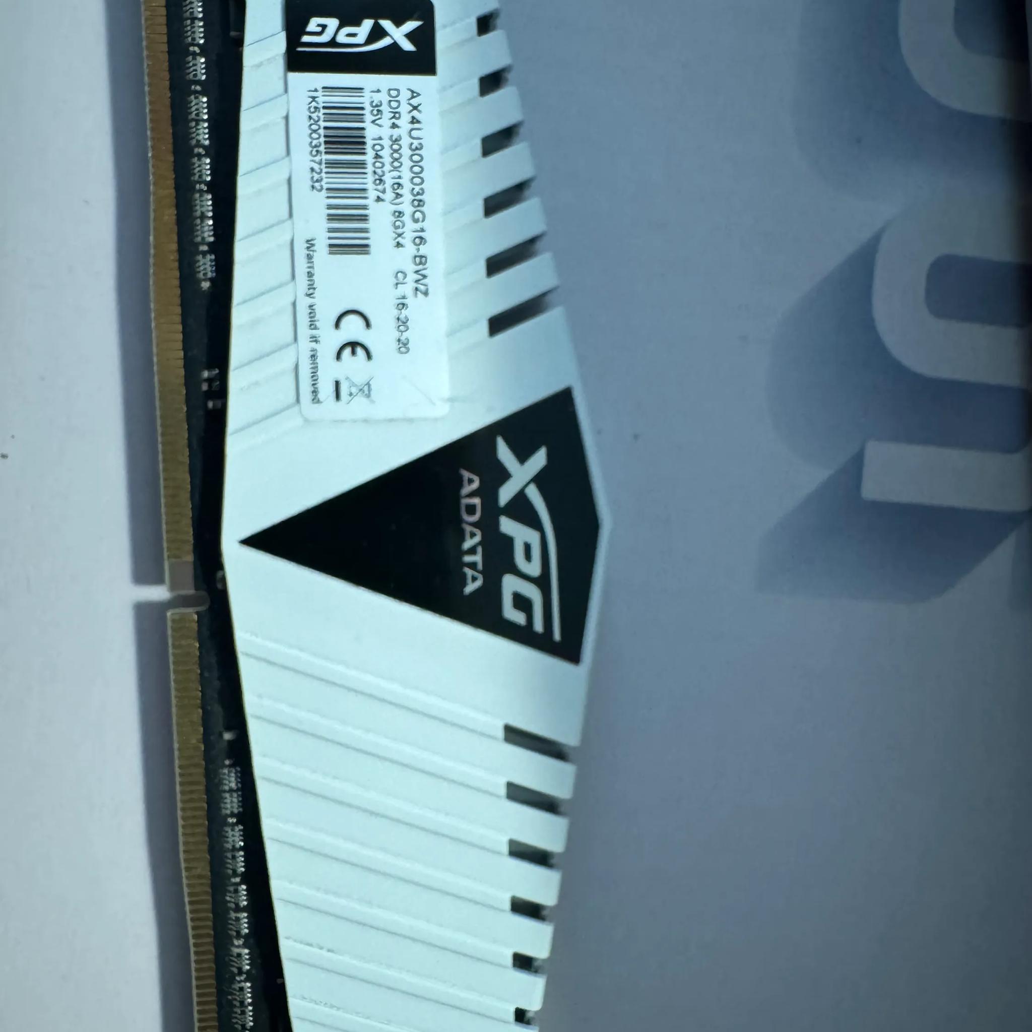 ADATA XPG 3000 MHz 8 gb DDR4 Memory Ram stick