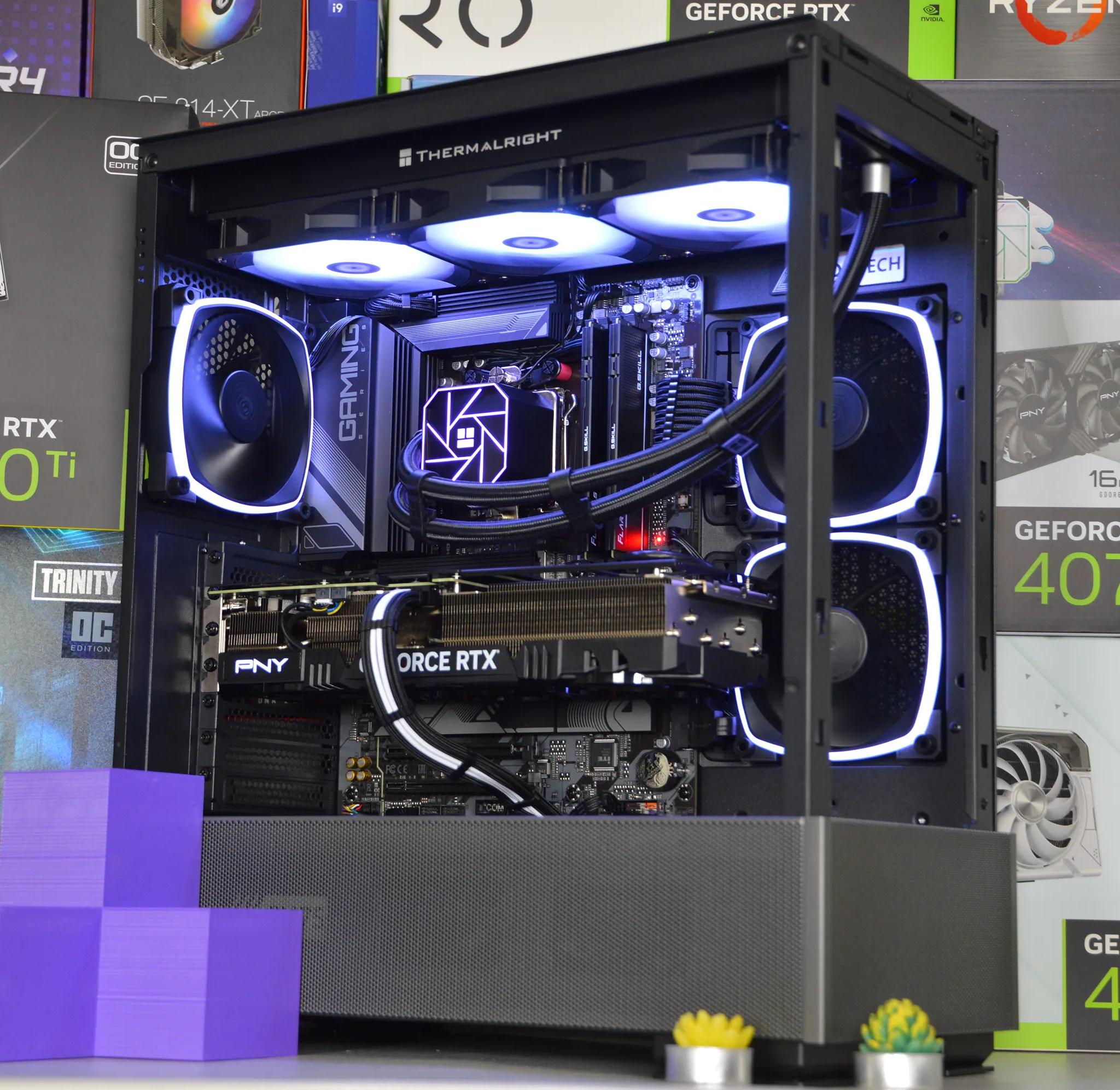 ⚡🌌| RTX 4070 Ti SUPER 16GB| Ryzen 7 7700X | 32GB DDR5 RAM | 1TB + 4TB GEN 4 SSD | Electric Vortex |