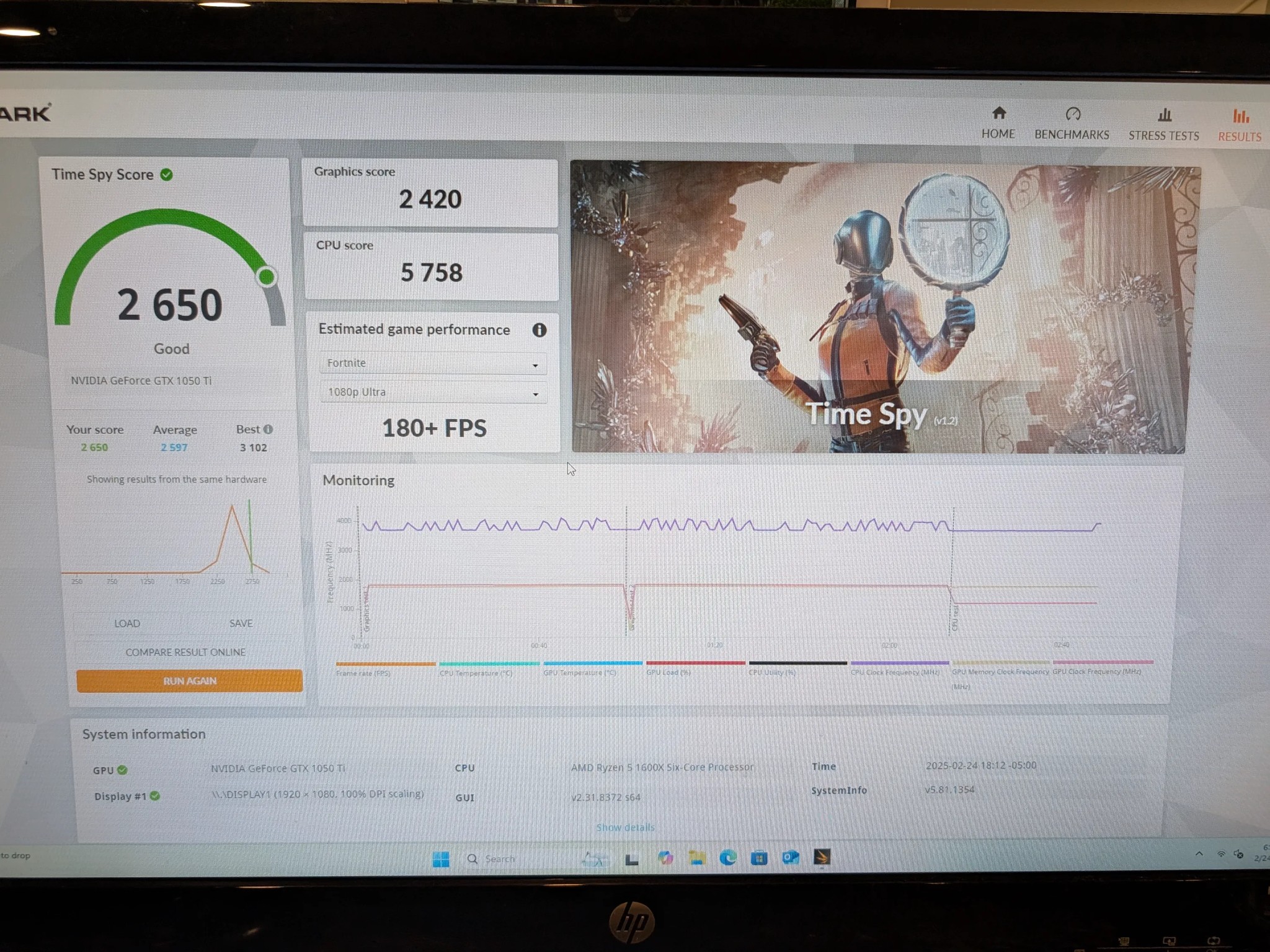 EVGA Geforce GTX 1050 Ti FTW 4GB