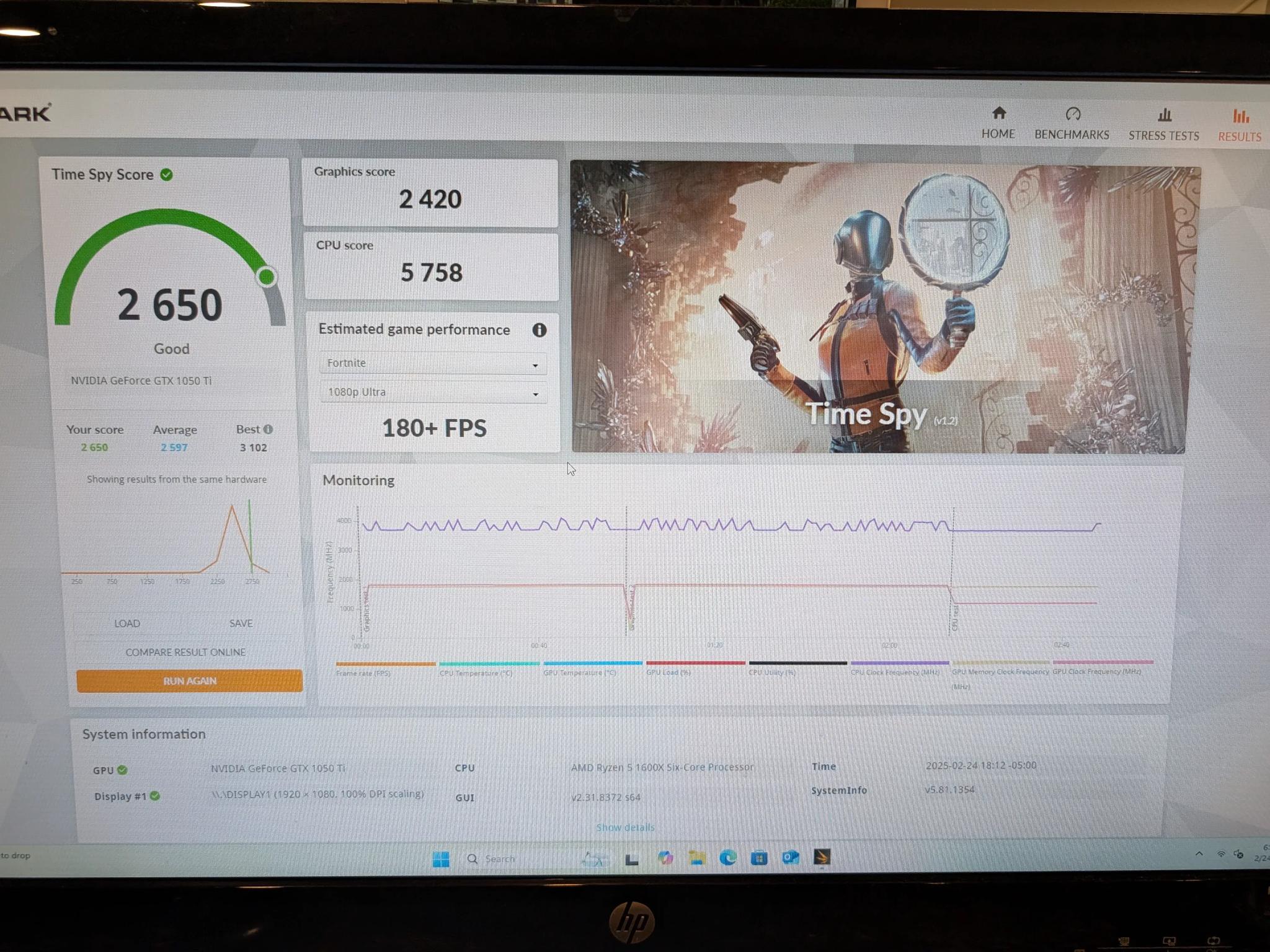 EVGA Geforce GTX 1050 Ti FTW 4GB