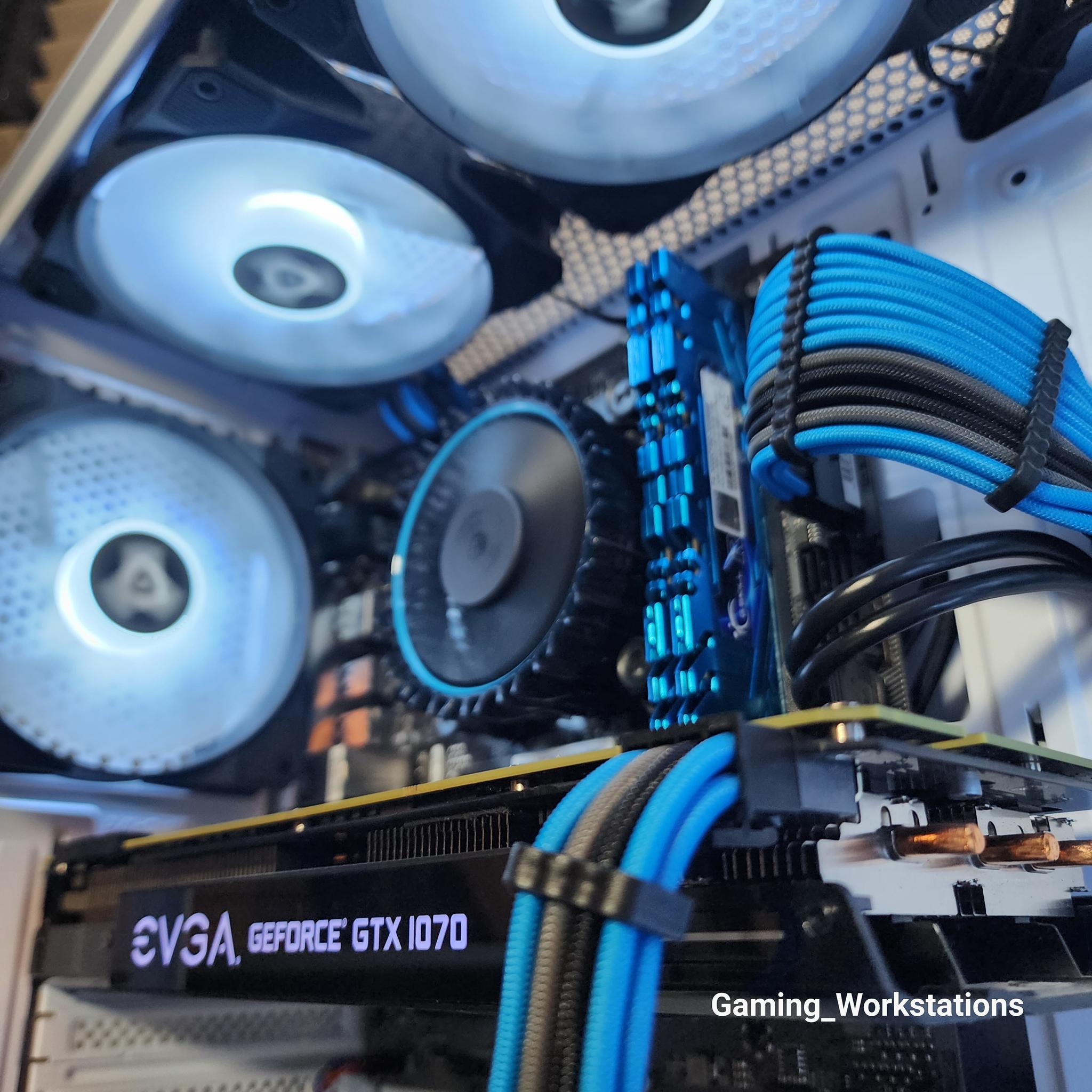 💙🤍💙 Intel Core i3 12100F // GeForce GTX 1070 // G.Skill 16GB 3000MHz