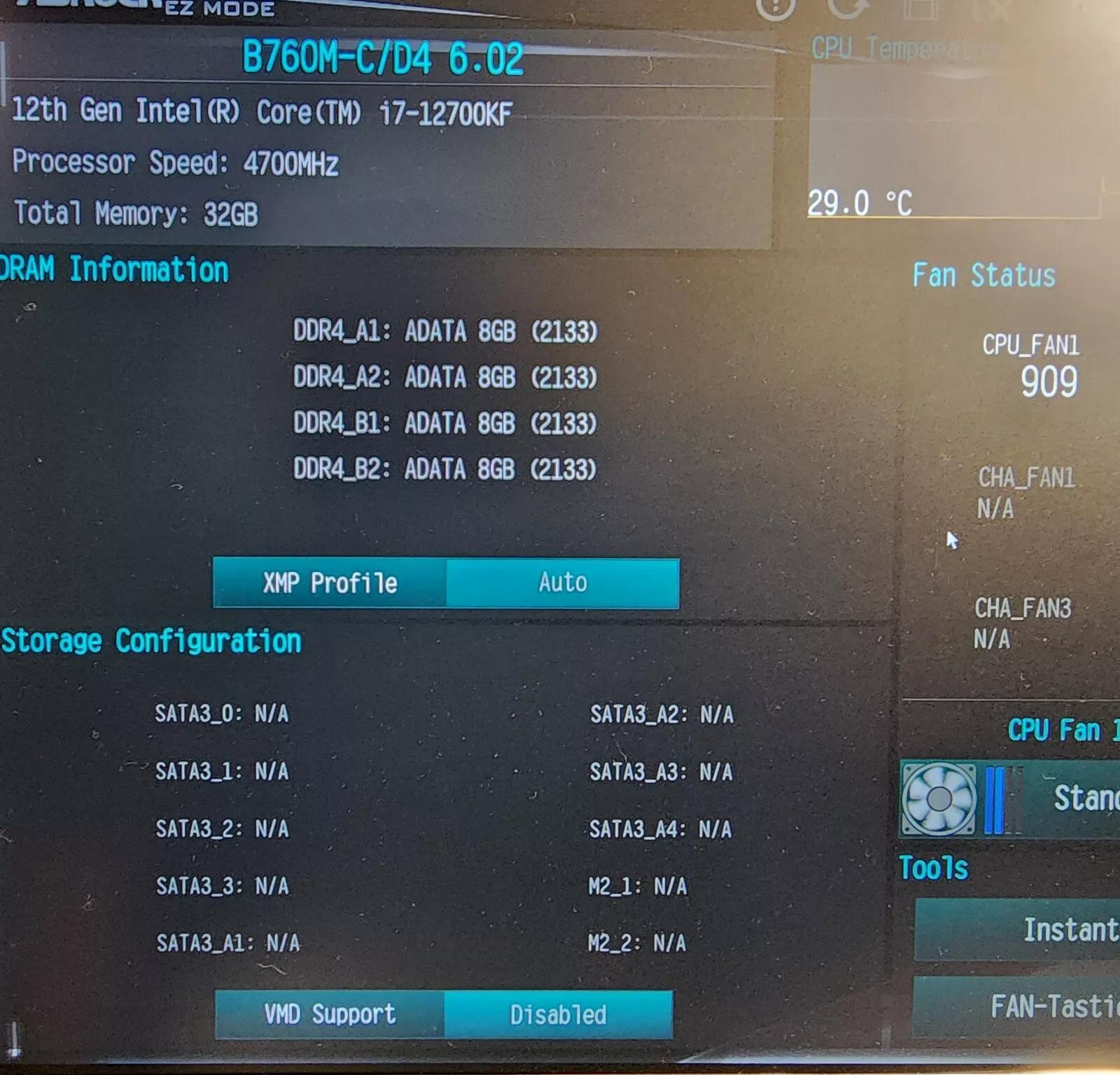 UPDATED BIOS ASROCK B760M-C/D4 WIFI LGA1700 MOTHERBOARD