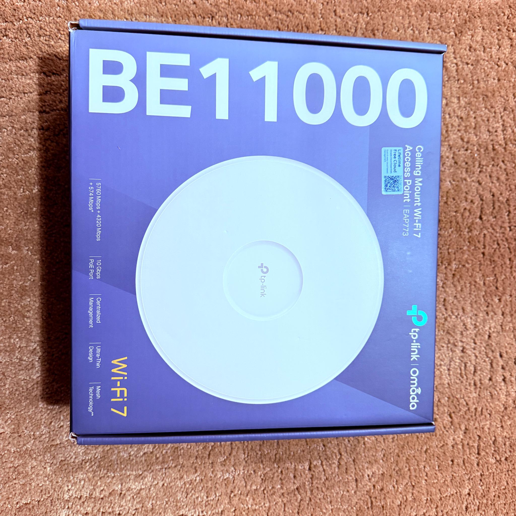 TP-Link Omada WiFi 7 Wireless Access Point | BE11000 Tri-Band | 10G Port EAP773