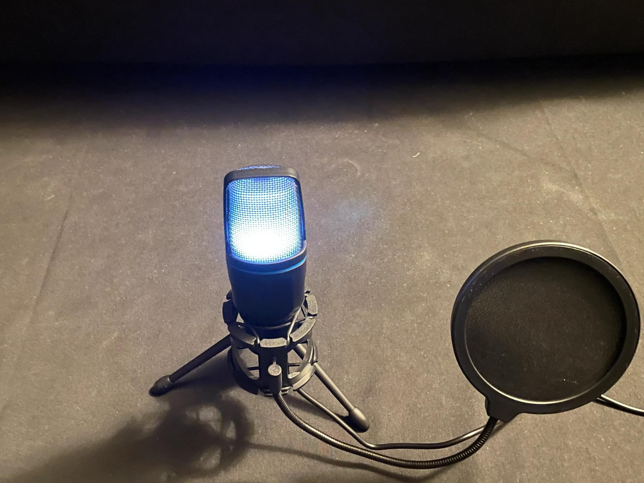 Gaming RGB Mic With Pop Filter