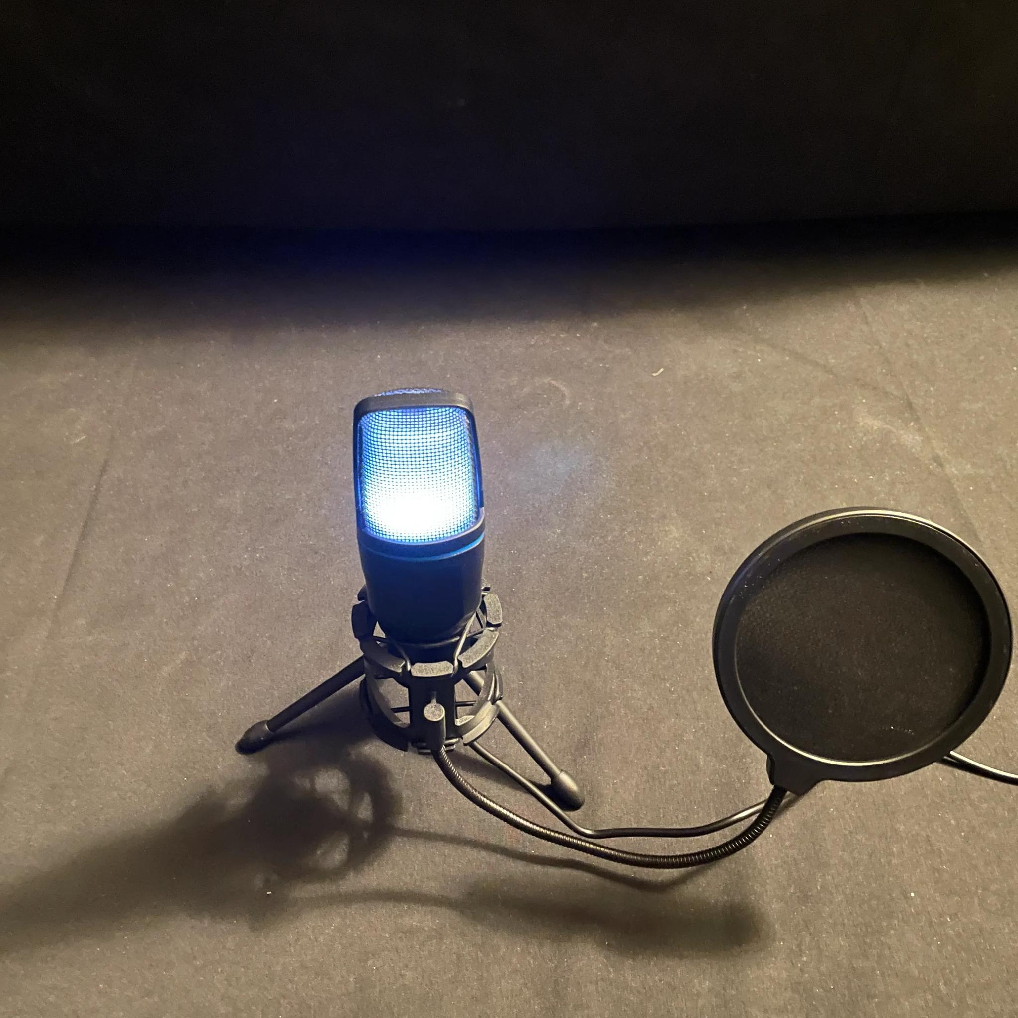 Gaming RGB Mic With Pop Filter