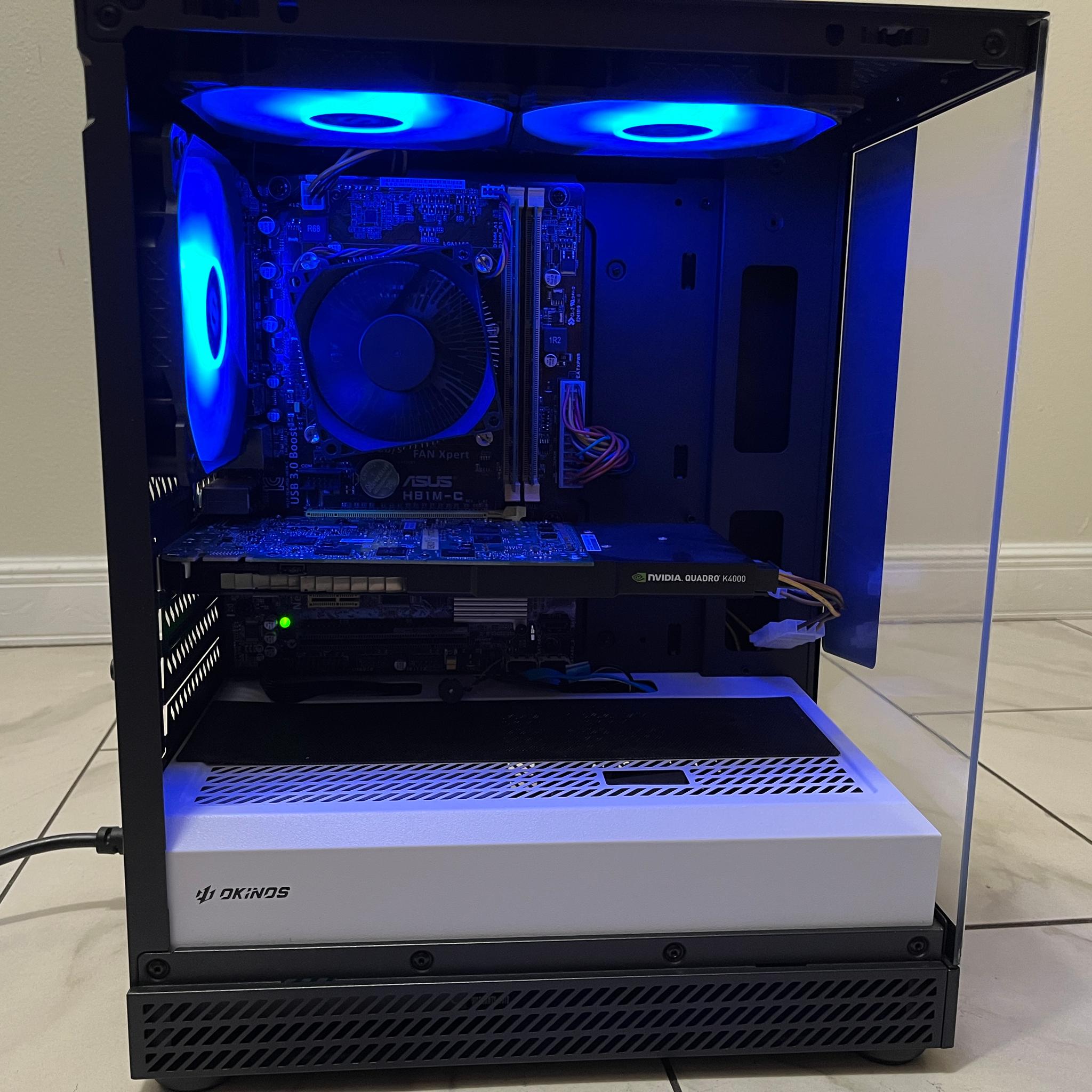 Super Budget Gaming PC - Intel i5-4460, NVIDIA 3GB GPU, 12GB RAM, 560GB Storage, w/ Wi-Fi & BT