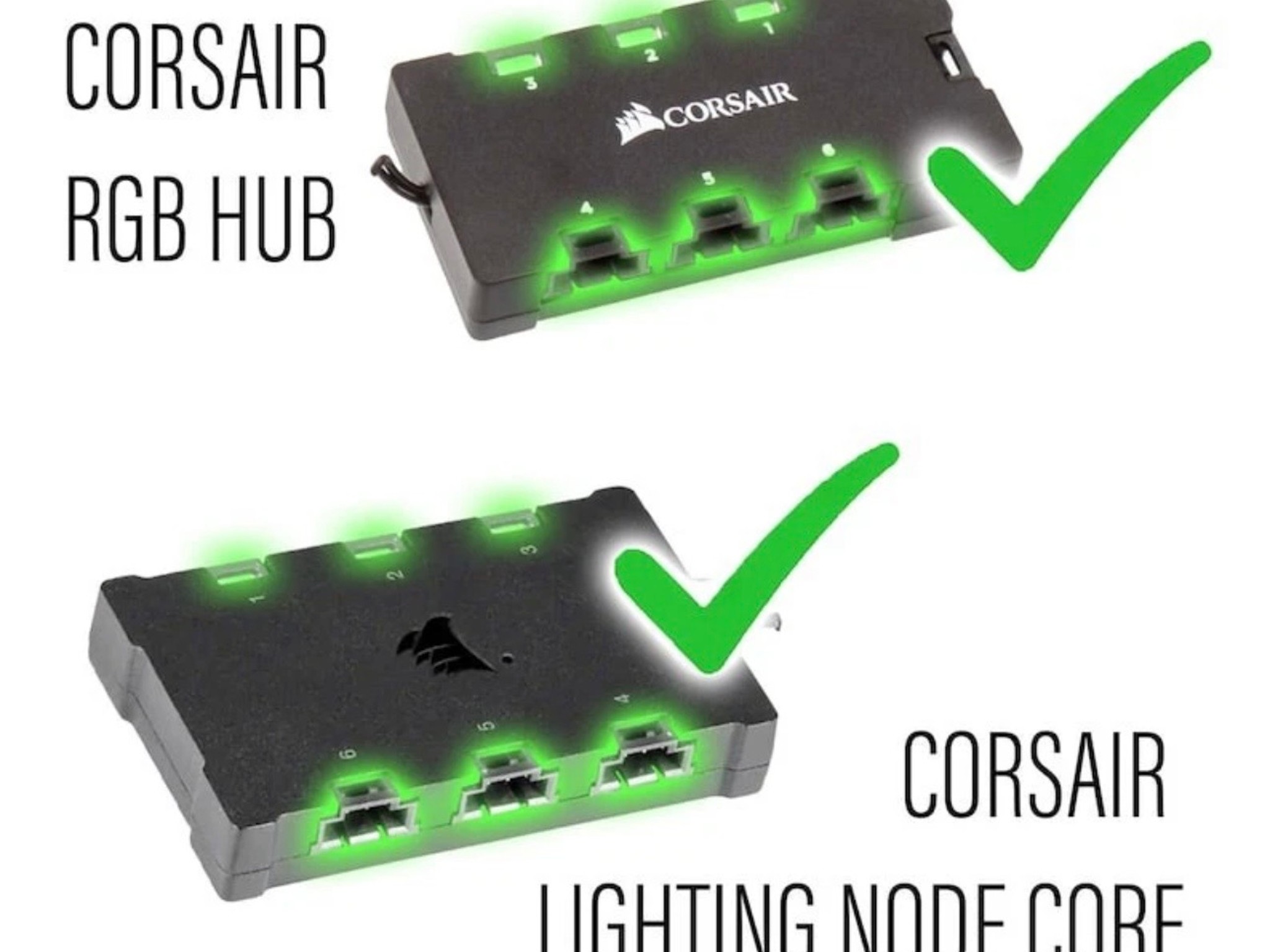 Corsair 4 Pin RGB Extension Cable  23” Inch ( SHIP TODAY )