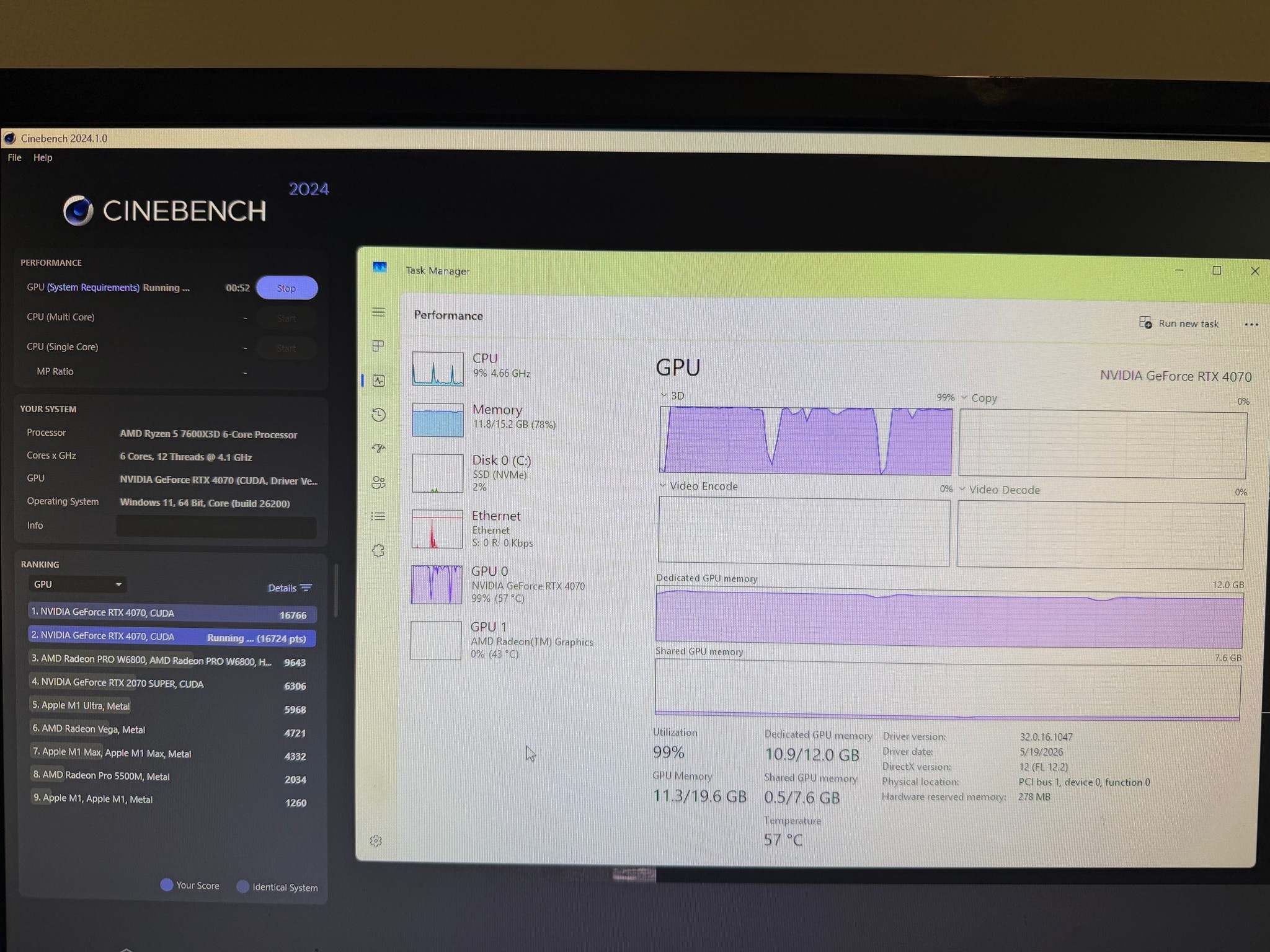 Gaming PC | RTX 4070 | RYZEN 5 7600X3D | 16GB DDR5 | 1TB SSD
