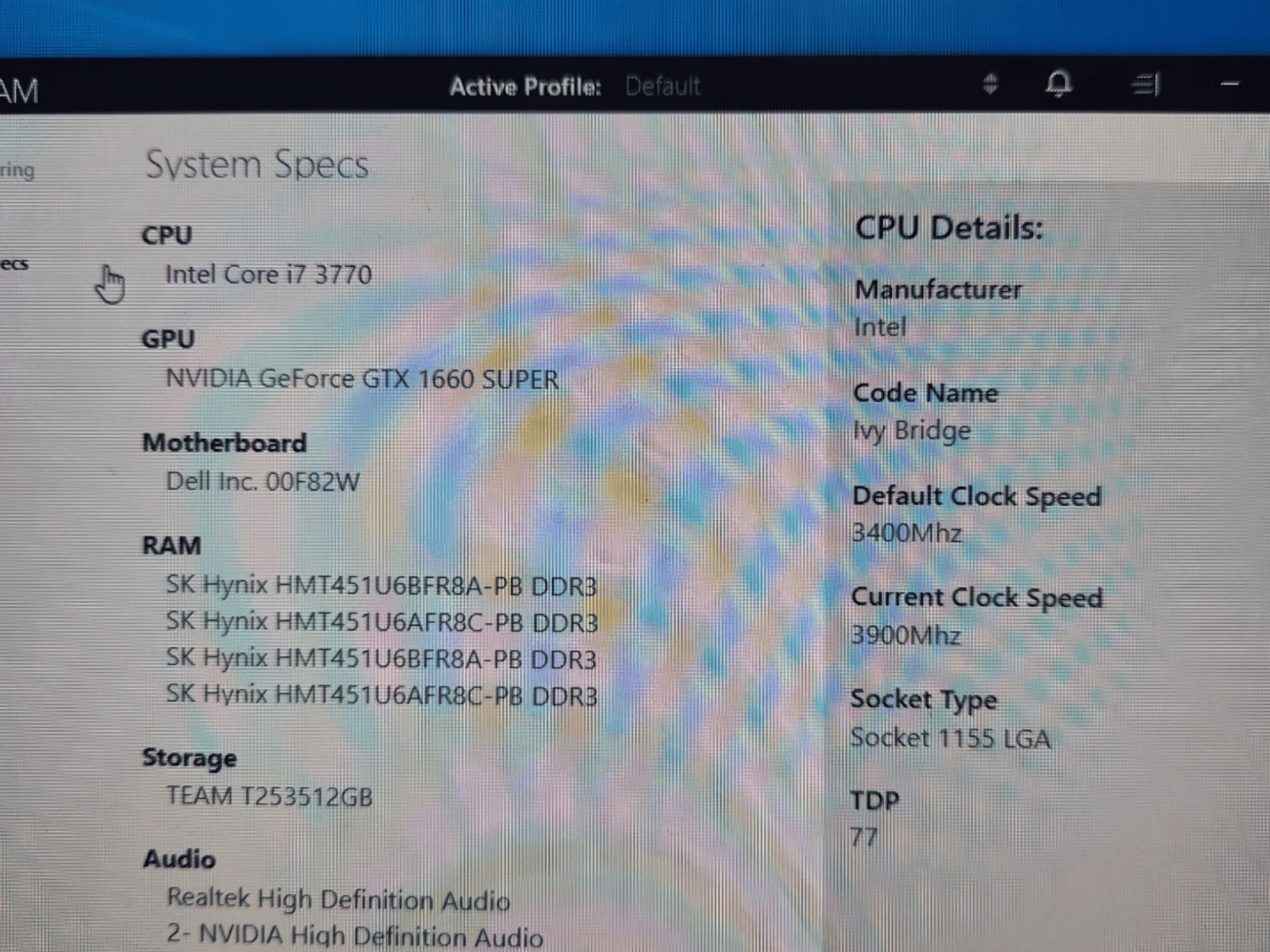 JT-1 | i7-3770 | GTX 1660 Super | 16GB RAM | 512GB SSD | Wi-Fi | Windows 10 Home