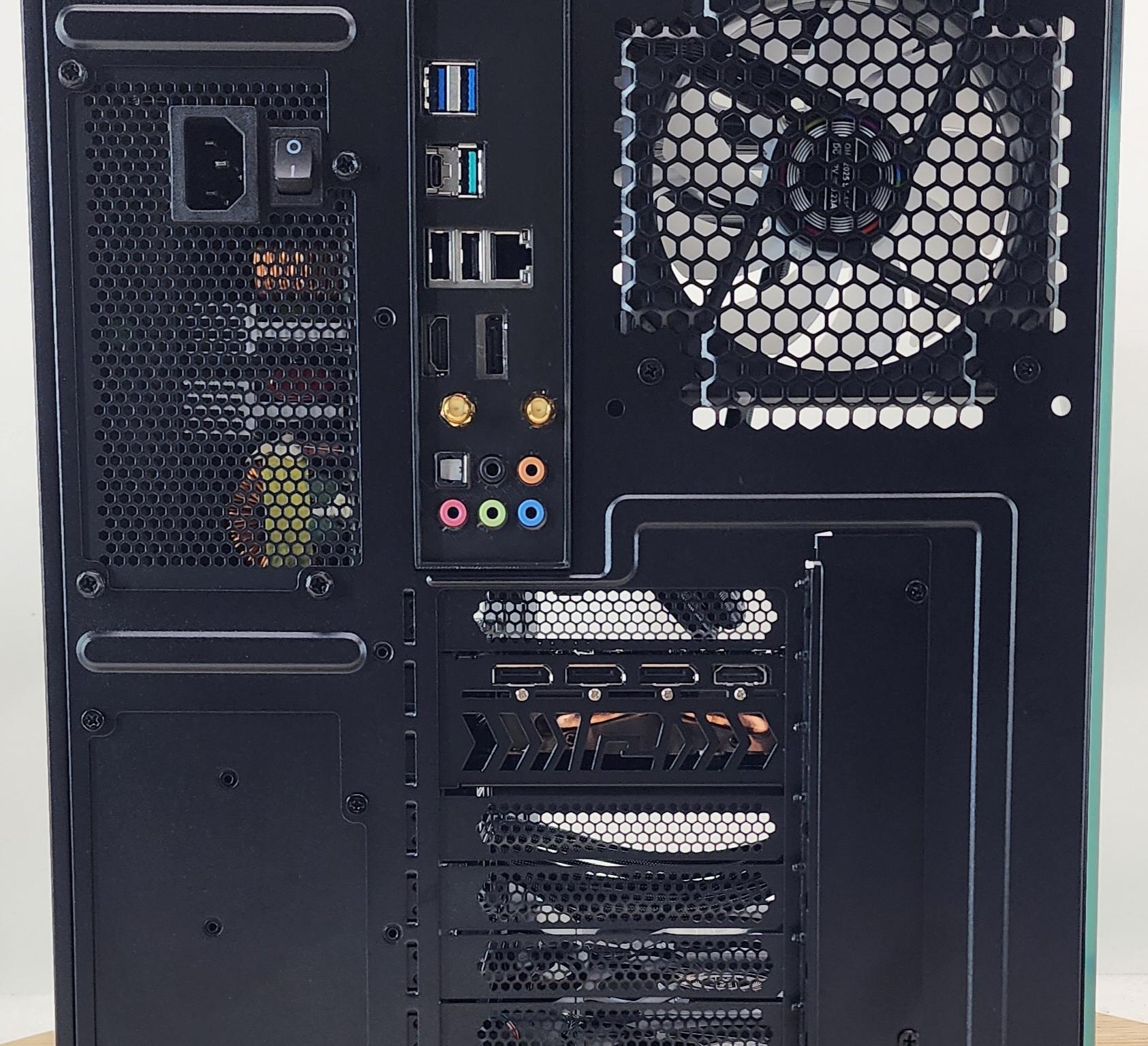 Gaming PC Ryzen 9 5900XT 32GB RAM 2TB SSD RX 7800 XT 16GB Windows 11 Computer