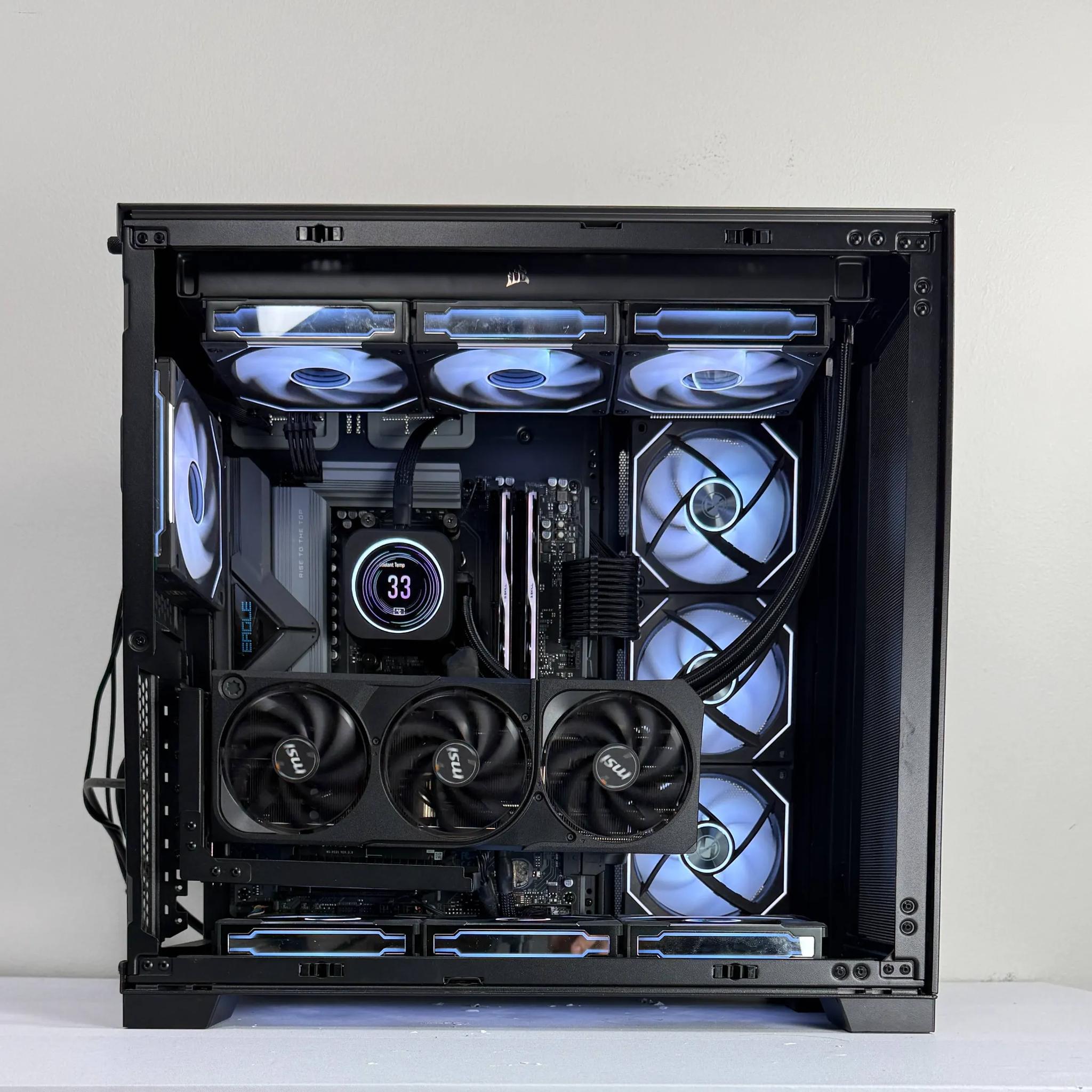 🧊ICEVEIL🧊    | 4k Streaming PC | Ryzen 7 9800X3D | MSI RTX 5070 Ti | 64GB DDR5 6000MHz