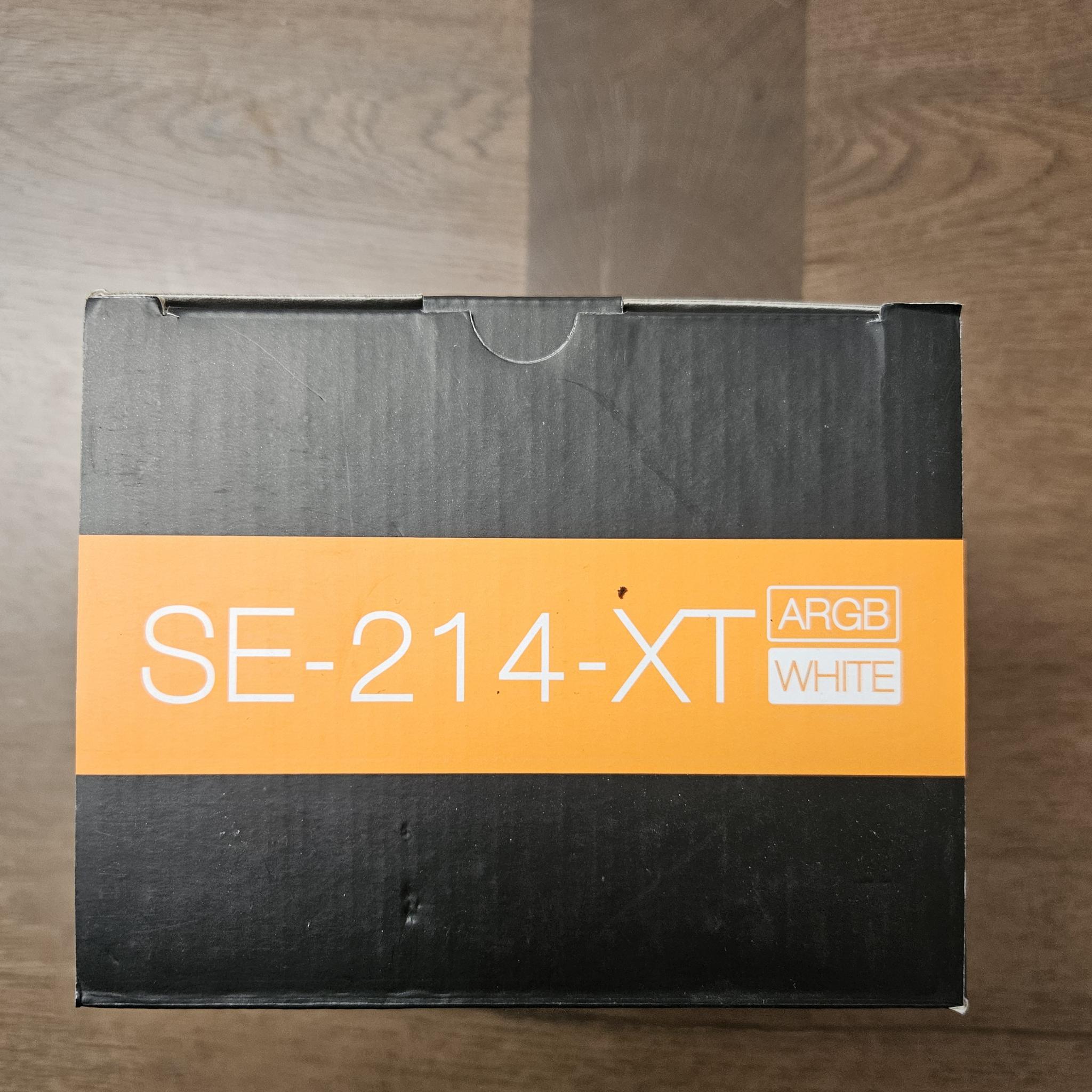 BNIB ID COOLING SE-214-XT white RGB CPU cooler