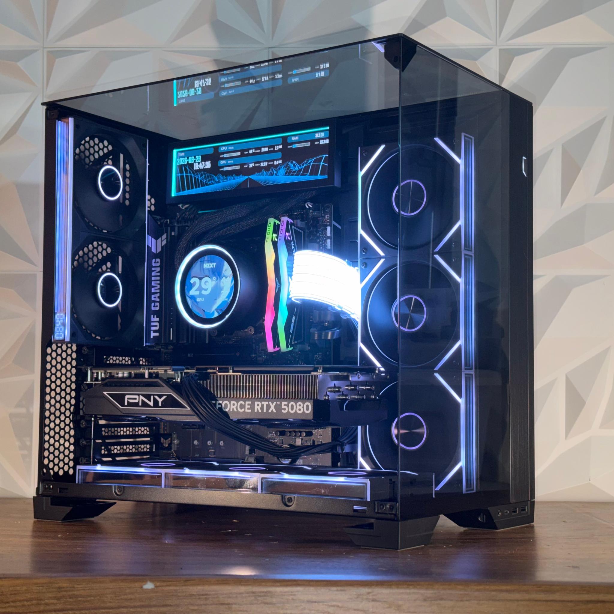 ⚫ Ryzen 7 9800X3D | RTX 5080 | 32GB DDR5 | 2TB 990 Pro | Windows 11 Pro "VISION PHANTOM" ⚫