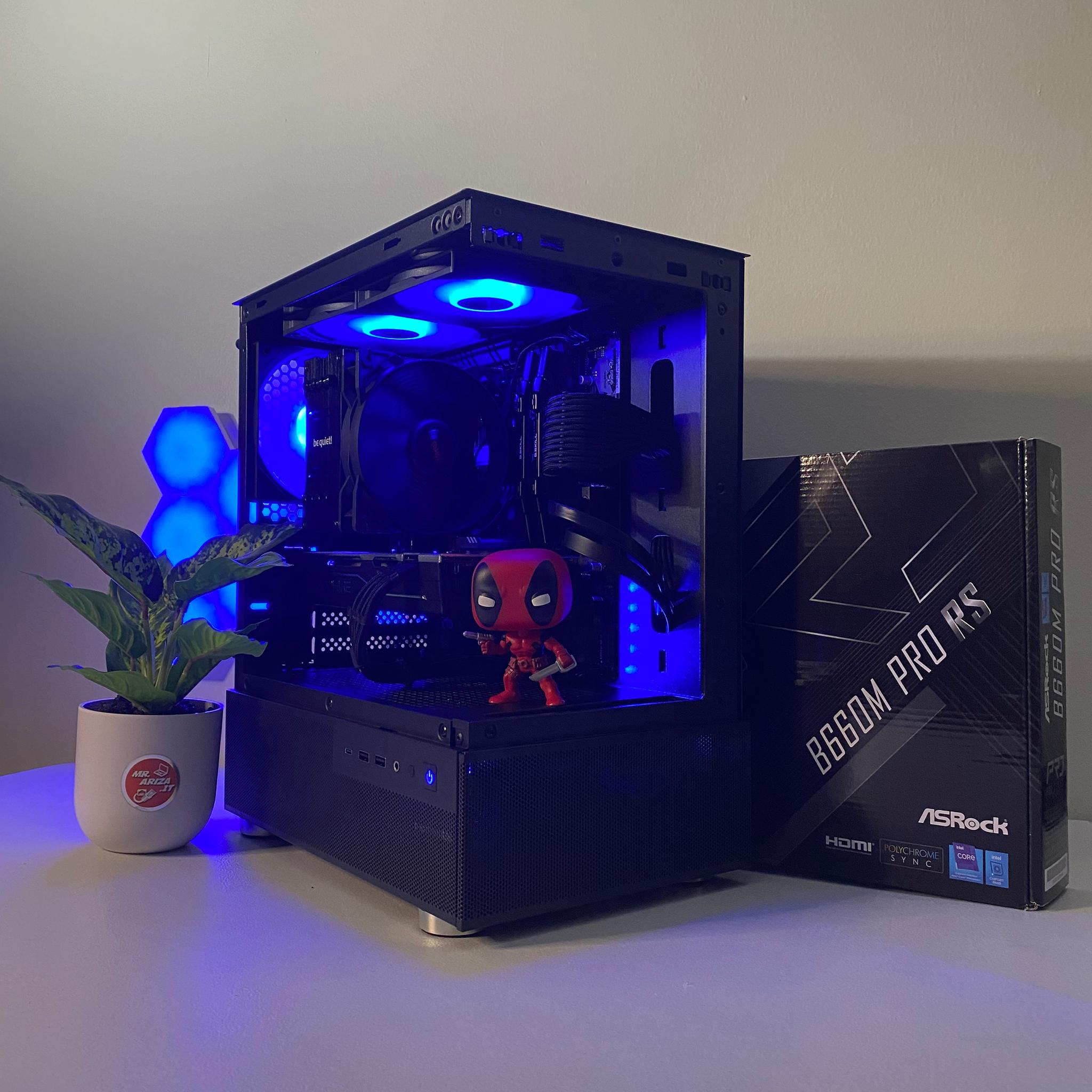 🖥️ Labor Day Sale !!!! i3 13100F / 16GB / 512GB / RX 580 8GB - Black Phoenix Gaming PC