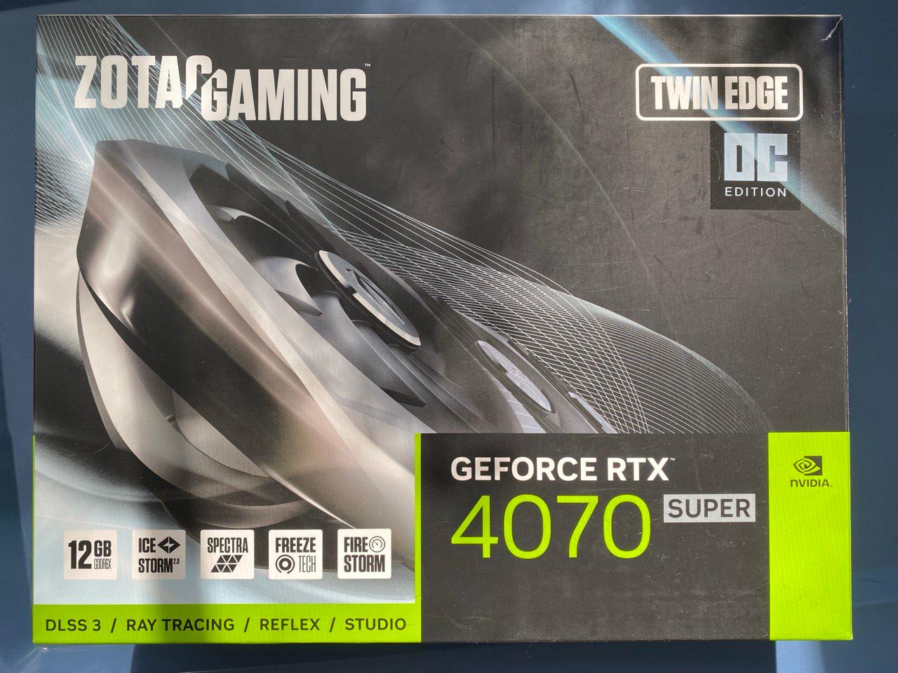 ZOTAC GAMING GeForce RTX 4070 SUPER Twin Edge OC