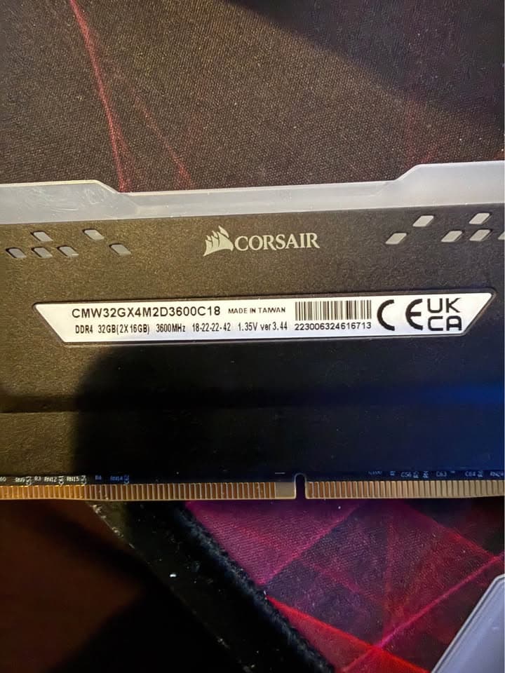 Corsair Vengeance RGB DDR4 Ram Sticks