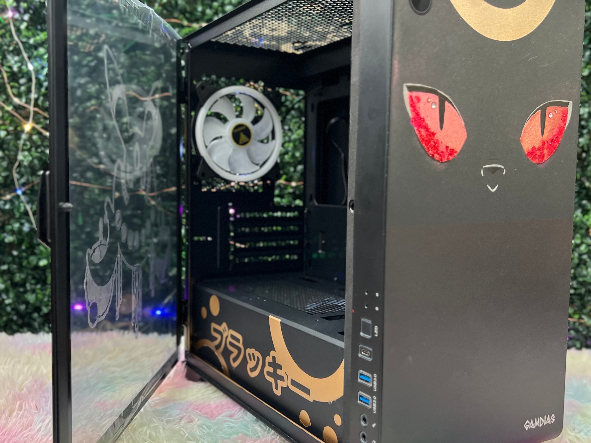 Custom PC Case - Pokemon Umbreon Themed