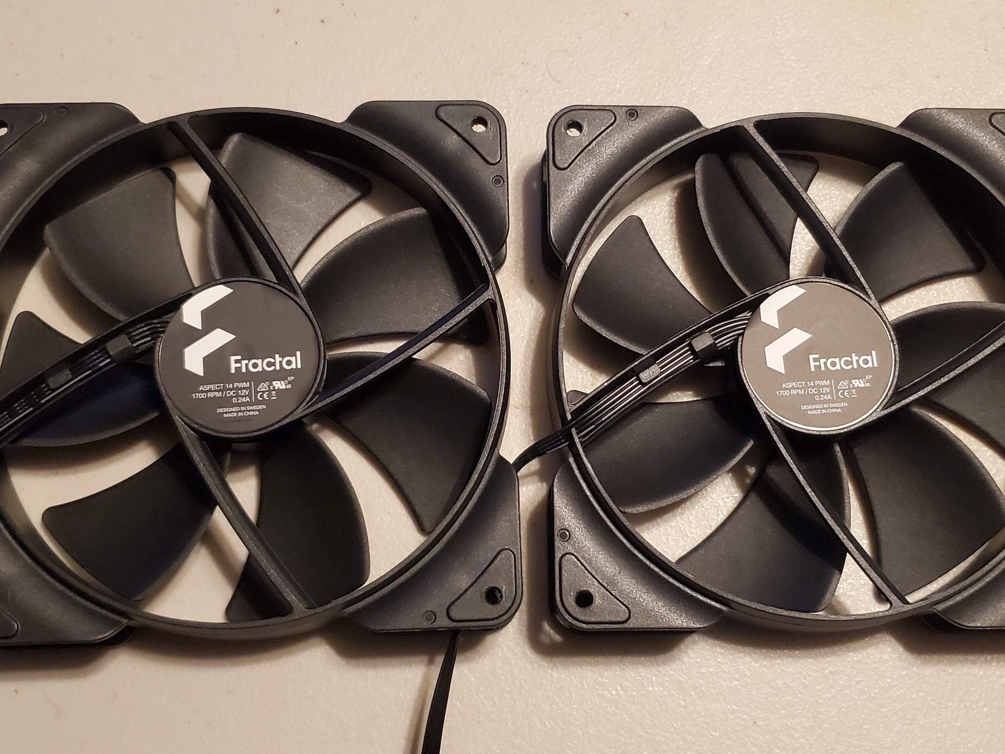 Fractal Design Aspect 14 140mm 4pin PWM Fans (2-Pack)