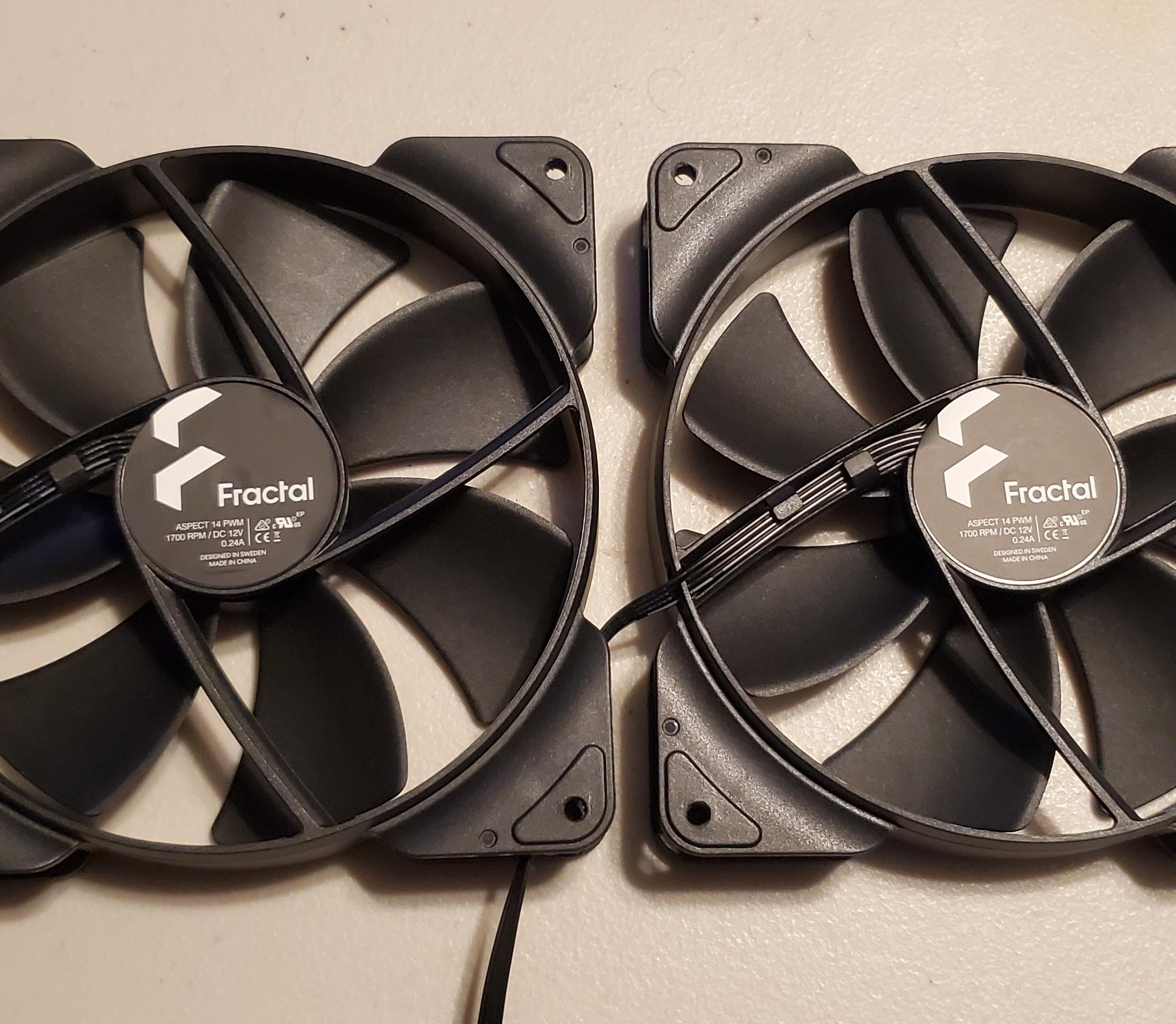 Fractal Design Aspect 14 140mm 4pin PWM Fans (2-Pack)