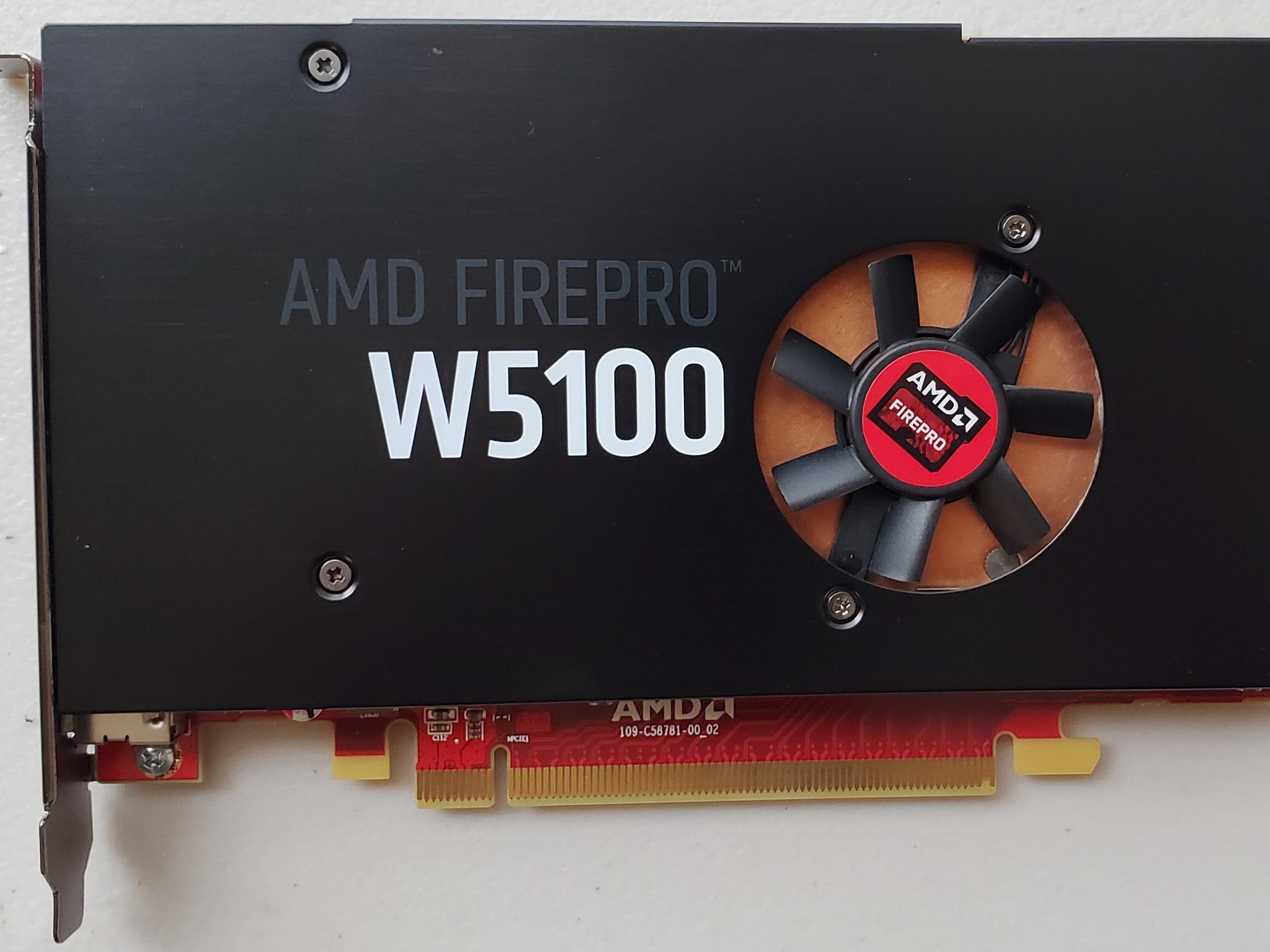 AMD FirePro W5100 4GB GDDR5 PCIe Graphics Video Card 4x DisplayPort Dell W2C47 A
