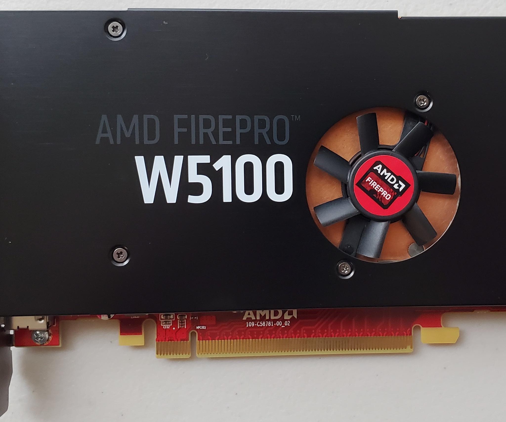 AMD FirePro W5100 4GB GDDR5 PCIe Graphics Video Card 4x DisplayPort Dell W2C47 A