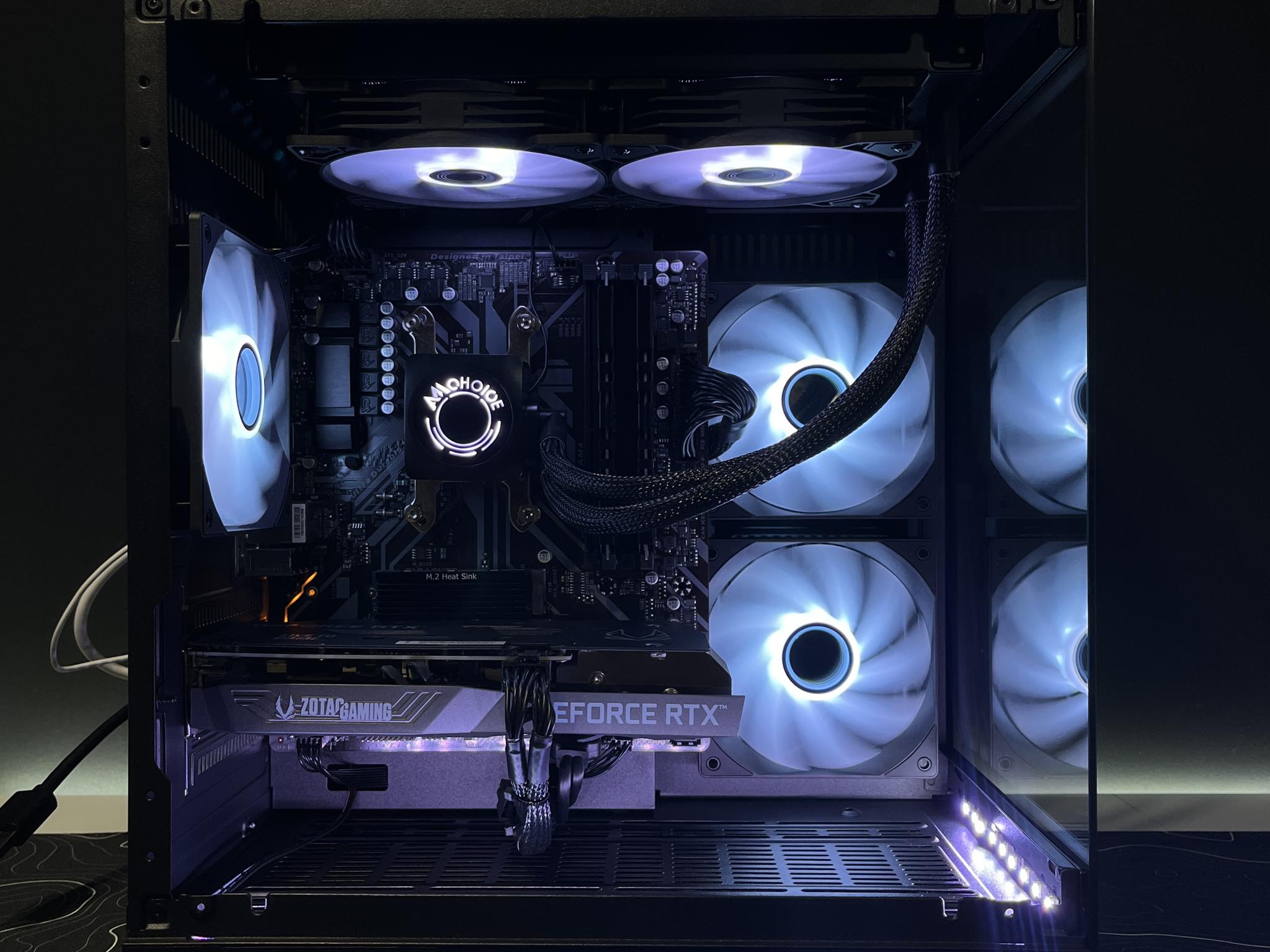 Black & RGB Gaming PC | RTX 3050 8GB & Ryzen 5 3600