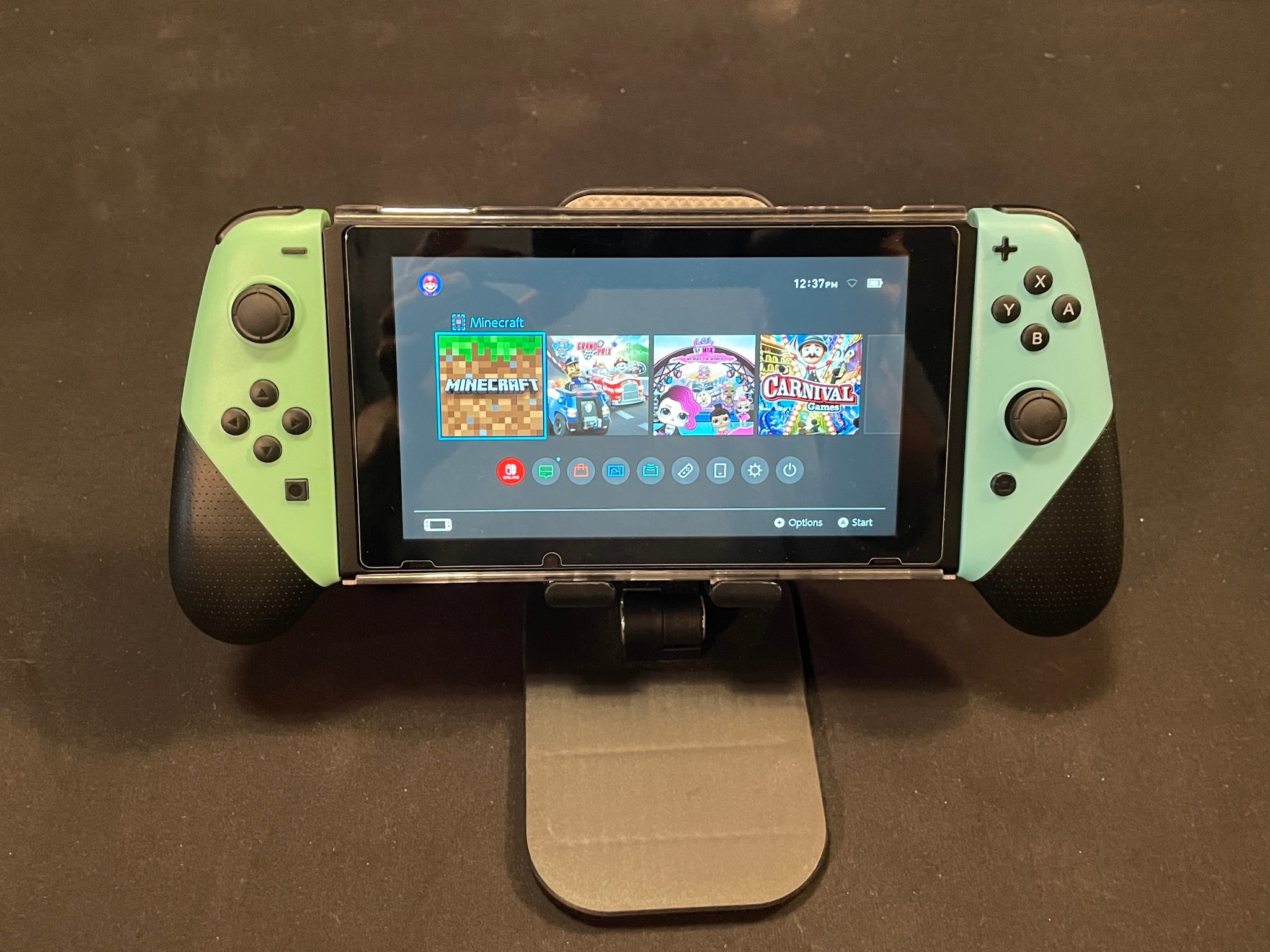 Nintendo Switch With Upgraded Joy Cons And Accessories