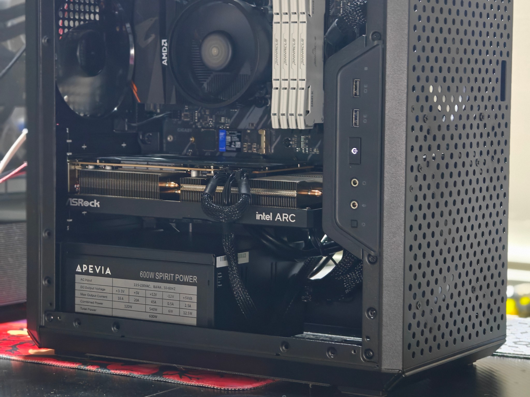 GAMING PC|AMD RYZEN 5 5600T|INTEL ARC A 580 8GB|32GB DDR4 3200|1TB NVME SSD|WINDOWS 11 PRO