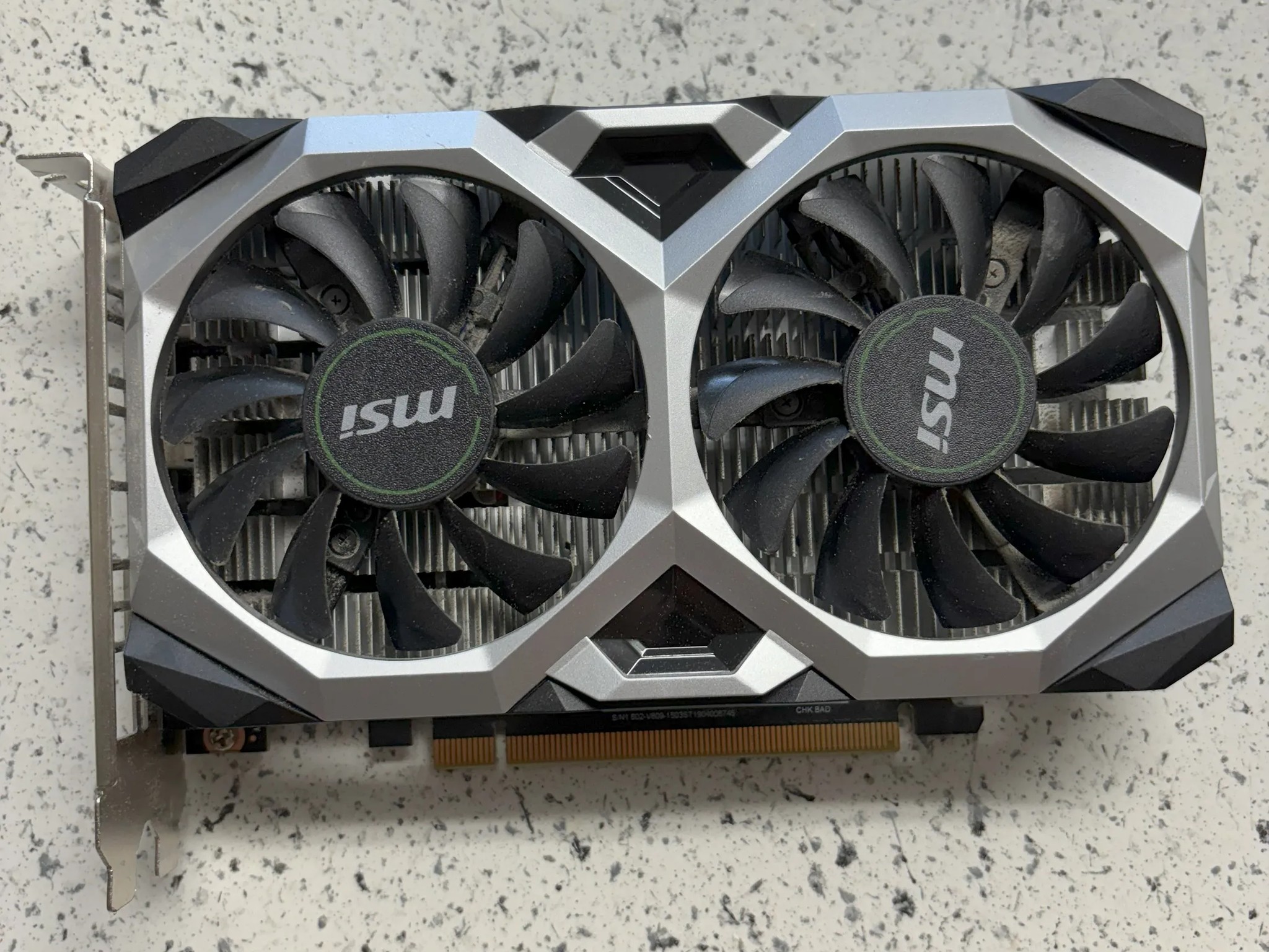 MSI GeForce GTX 1650 D6 VENTUS XS OC 4GB GDDR6 Graphics Card *Repasted*