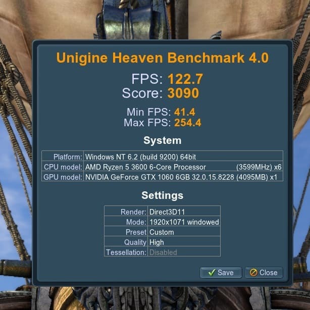 Custom Gaming PC  | RYZEN 5 3600 | GTX 1060 6GB | 16GB RAM