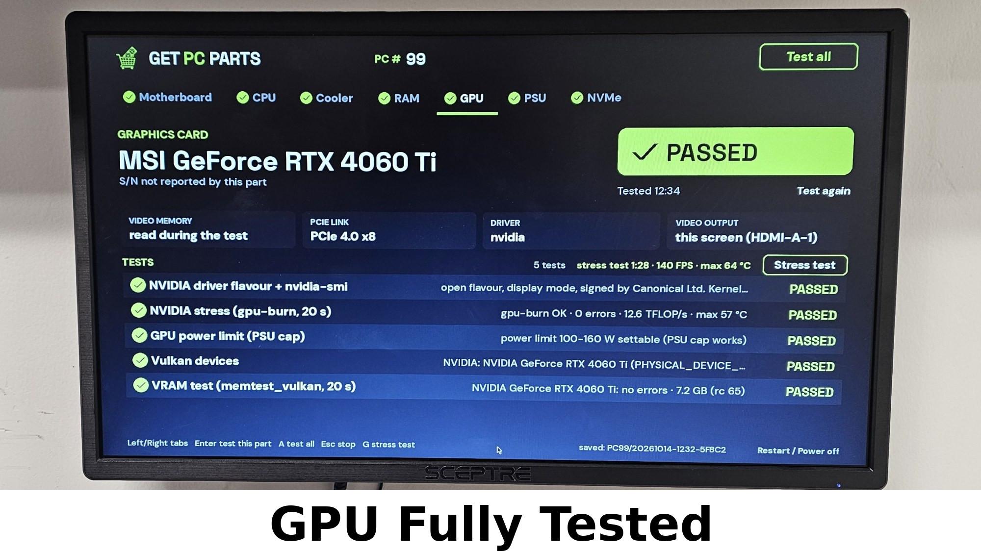 RTX 4060 Ti MSI Ventus 3X OC 8GB - Ready to Ship