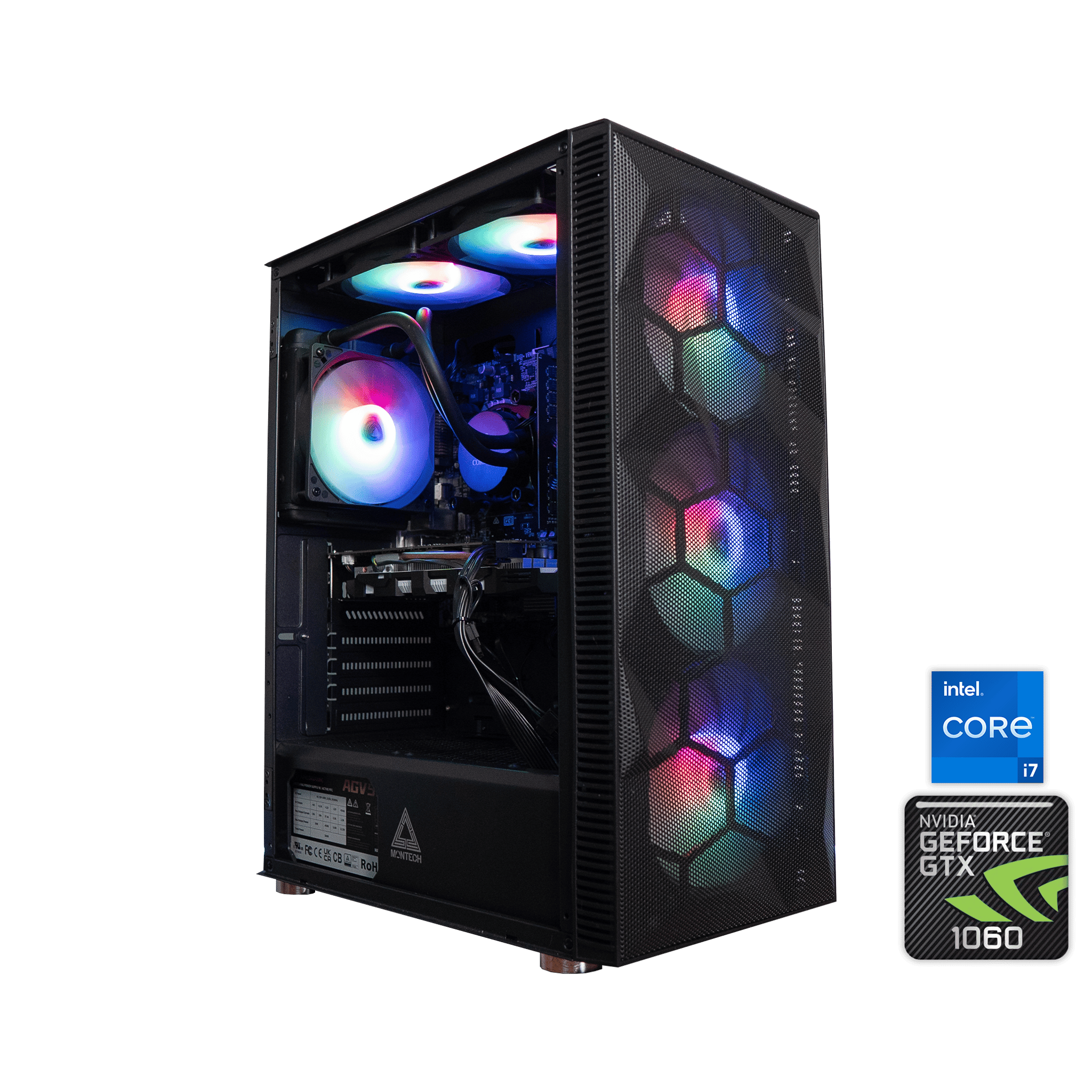 🍬🌠 BUDGET - BO6 Ready GAMING PC | MSI GTX 1060 6GB OC | INTEL i7 7700 | 16GB DDR4 RAM | 1.24TB