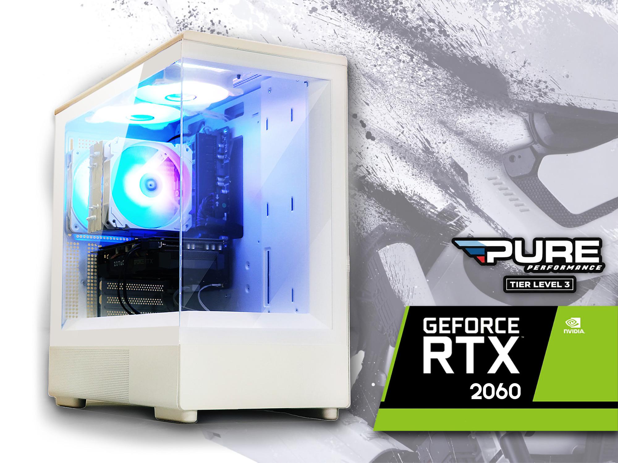 🧊 Gaming PC | GeForce RTX 2060 | Ryzen 5 3400GE | 16GB RAM | 512GB NVME M.2 | WIFI | Win 11 Pro