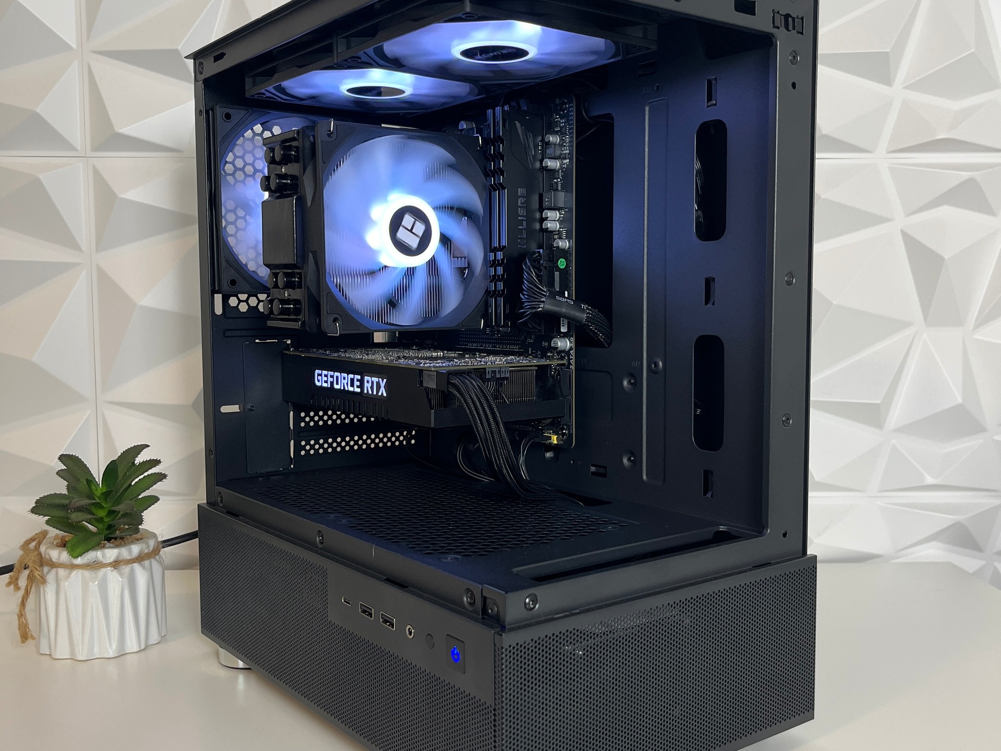 Black RGB Gaming PC | Ryzen 5 + RTX 2060 6GB | 16GB