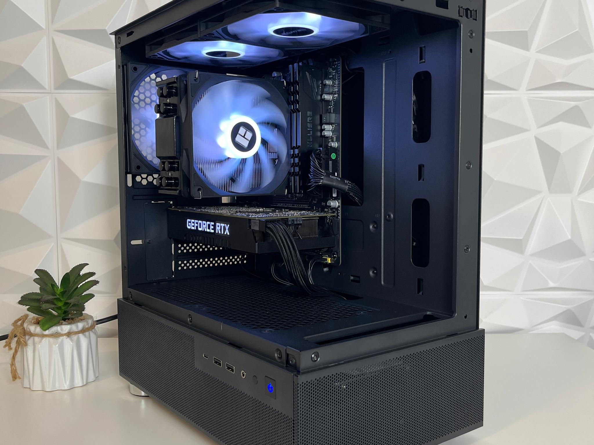 Black RGB Gaming PC | Ryzen 5 + RTX 2060 6GB | 16GB