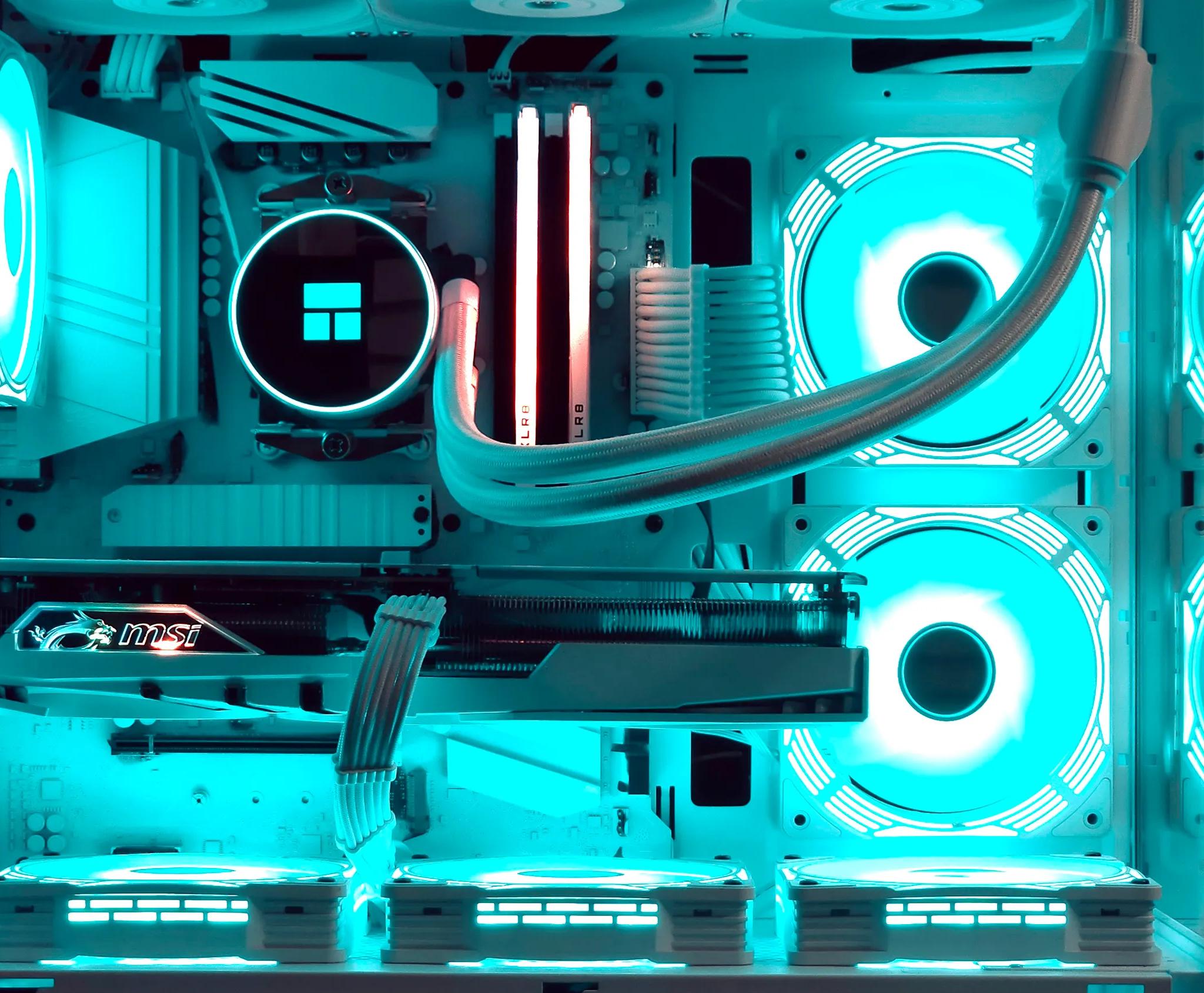 🧊❄️RTX 4070Ti/ R7 5800X 3D Gaming PC Computer