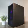 Black gaming pc, 5060 ti 8gb, 16gb ddr4, ryzen 5 5500
