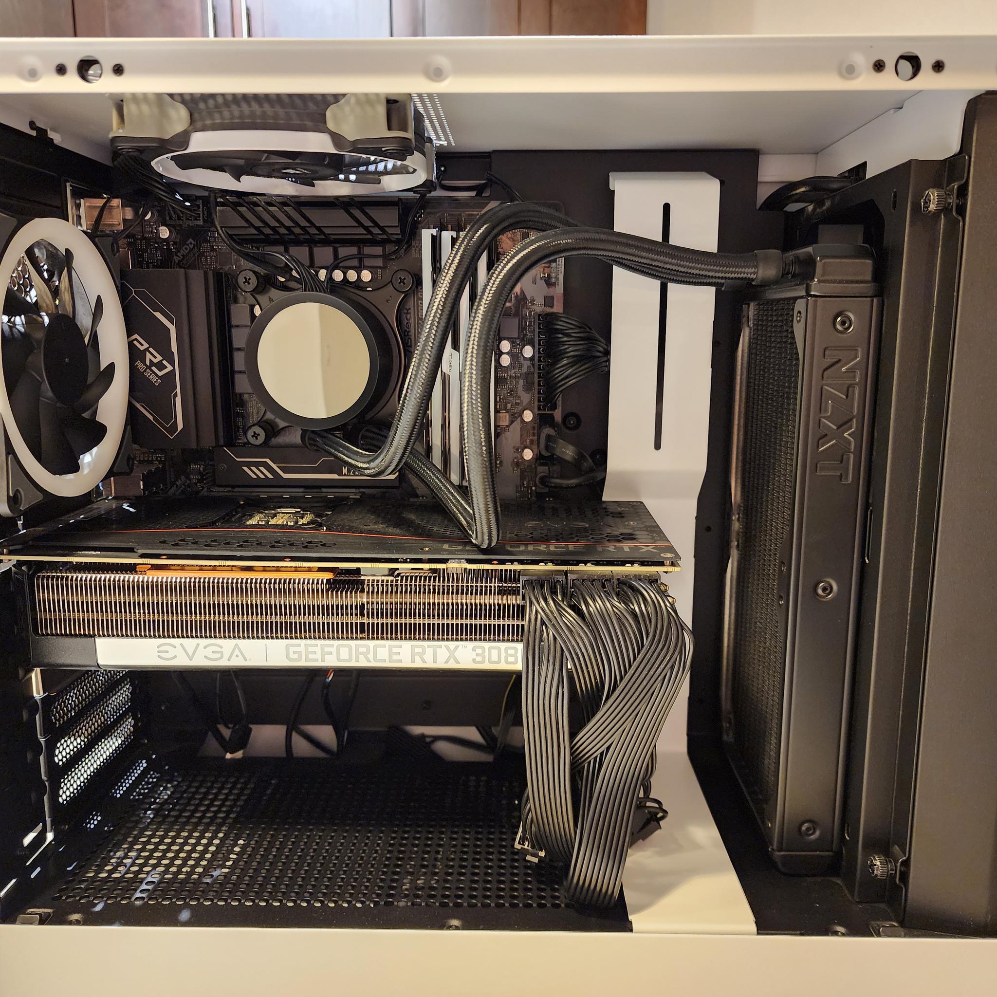 NZXT Case | i9-12900K Hexadeca-Core | EVGA 3080 10GB | 32GB RAM