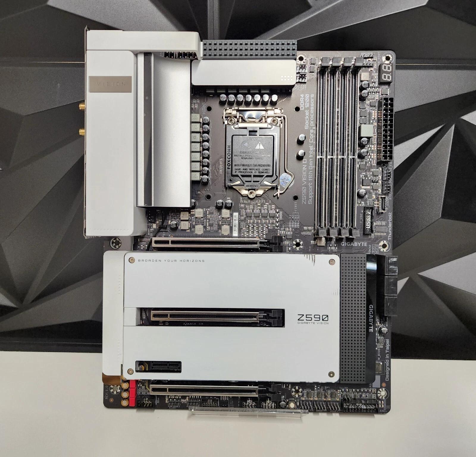 UPDATED BIOS Gigabyte Z590 Vision D WIFI DDR4 LGA 1200 ATX Motherboard