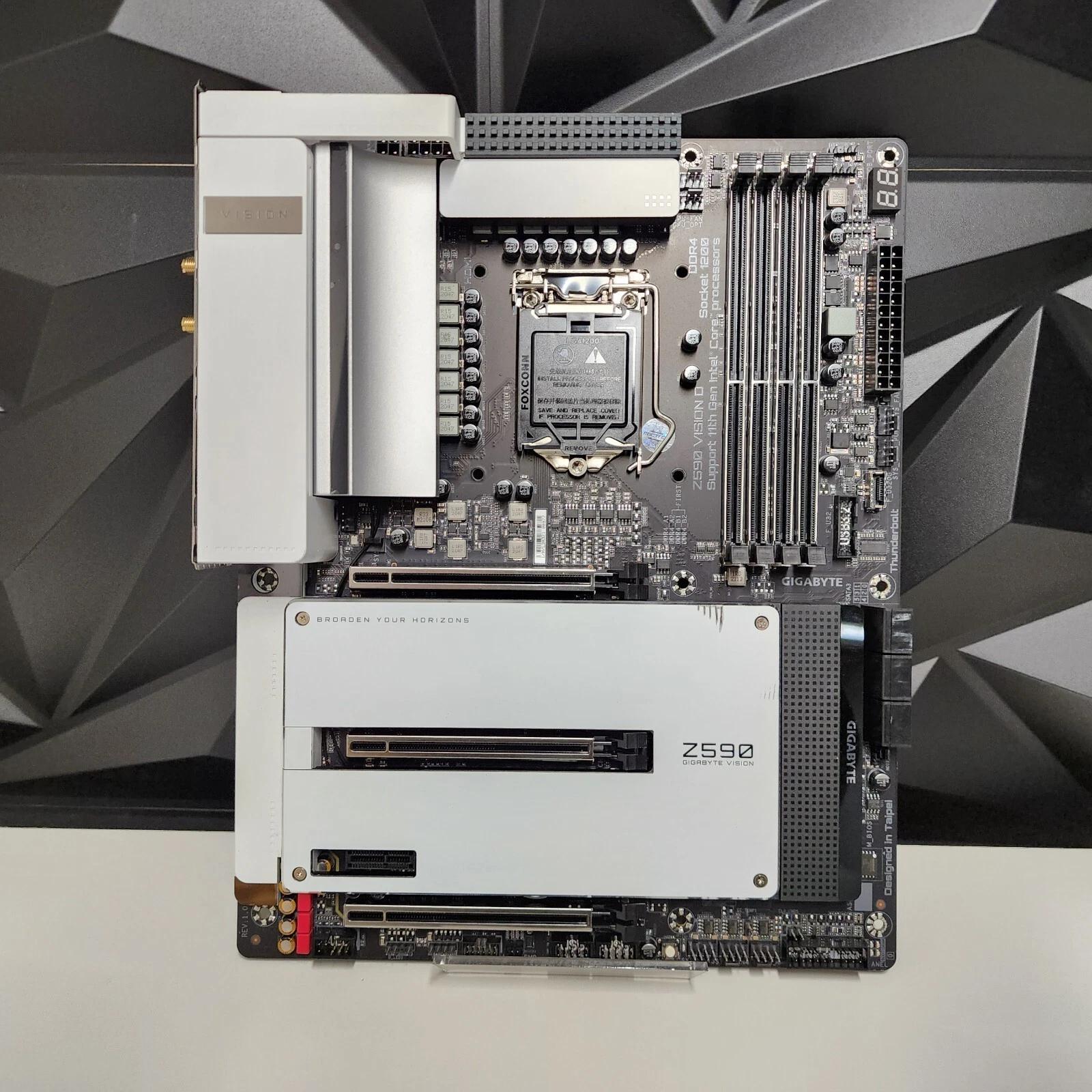 UPDATED BIOS Gigabyte Z590 Vision D WIFI DDR4 LGA 1200 ATX Motherboard