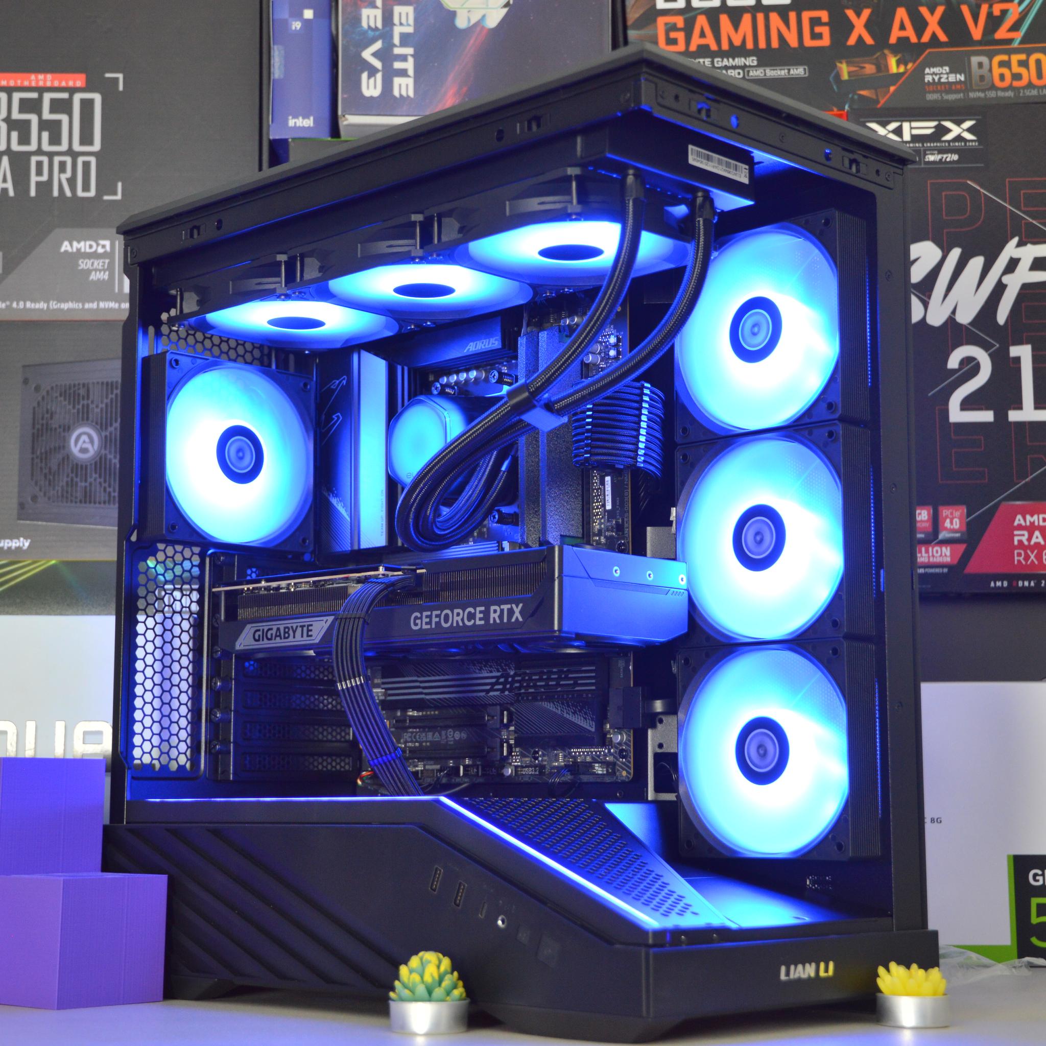 ⚫🧊 | RTX 5080 16GB | RYZEN 9 7900X | 32 GB DDR5 RAM | 2TB NVME SSD | Shadow Glacier |