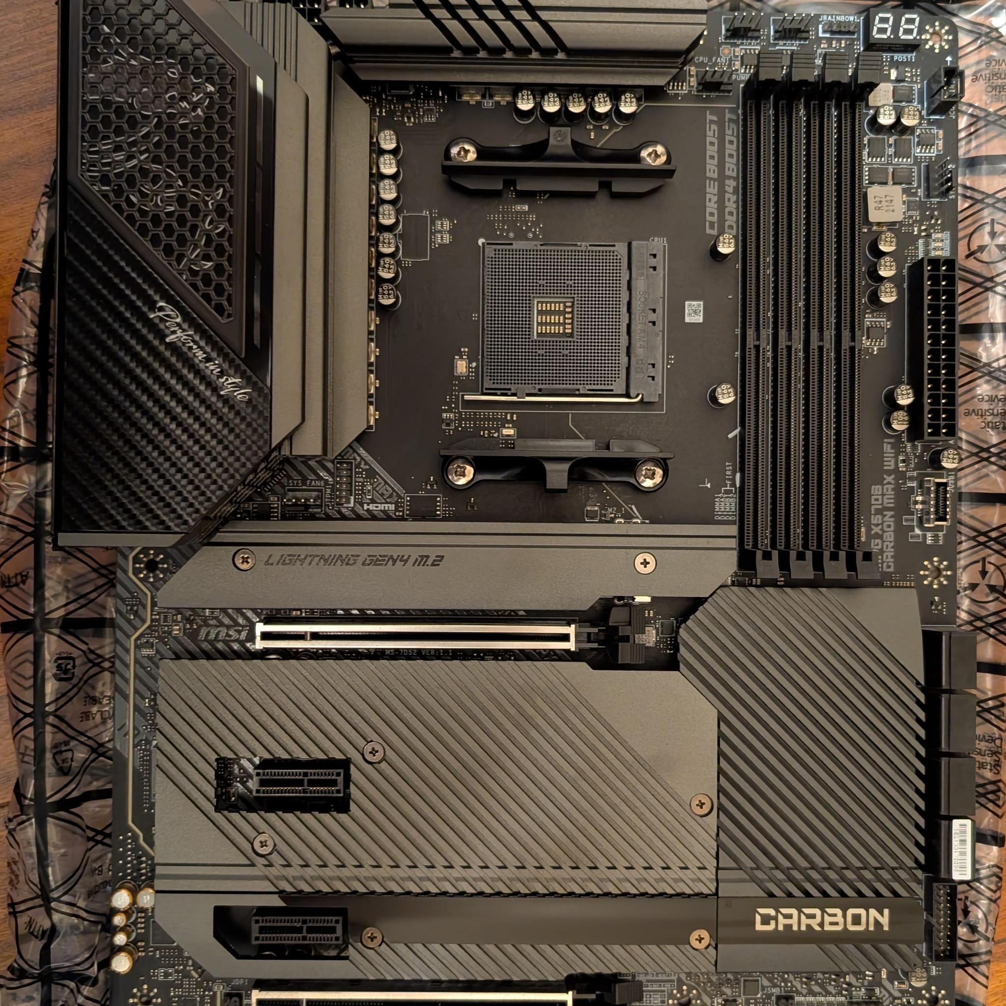 MSI MPG X570S Carbon Max WiFi Motherboard (Socket AM4)