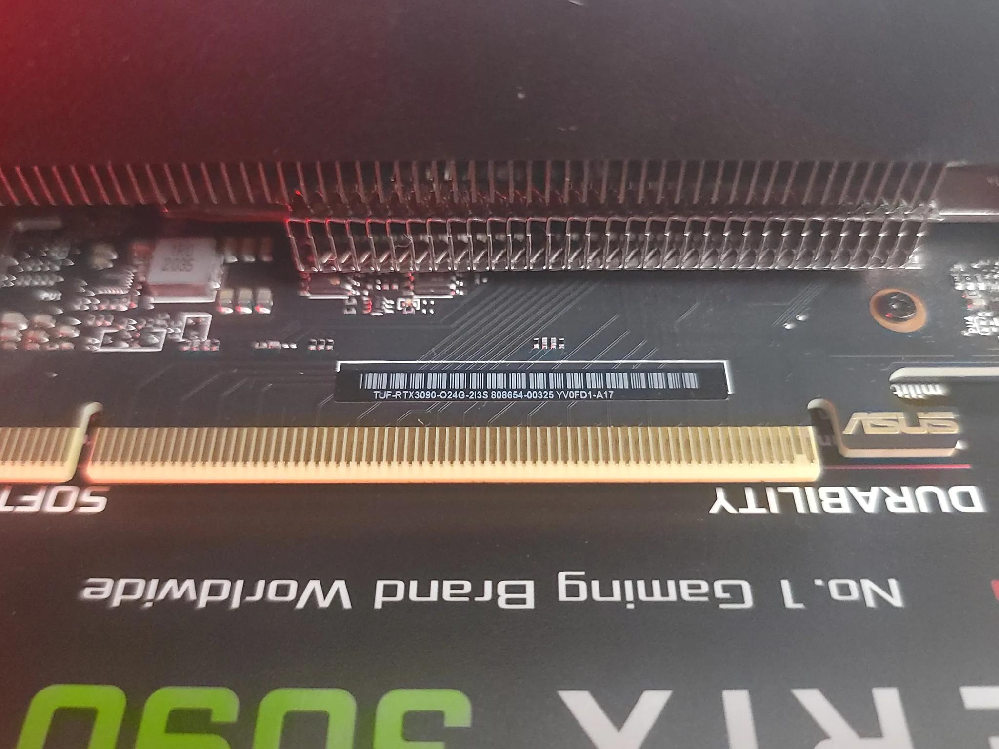 ASUS GeForce RTX 3090 24GB TUF GAMING OC GDDR6X Video Graphics Card