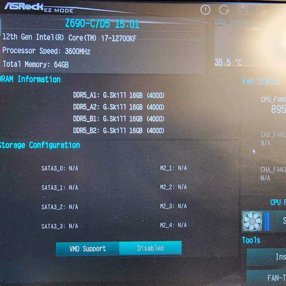UPDATED BIOS ASROCK Z690-C/D5 WIFI DDR5 LGA1700 ATX MOTHERBOARD