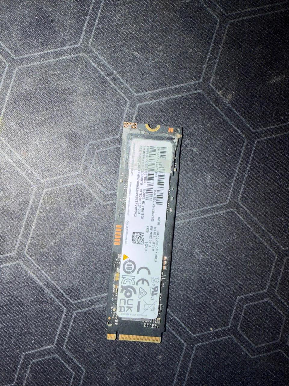Micron MTFDKBA1T0QGN 1TB NVMe SSD